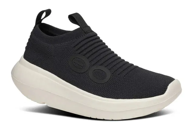OOFOS OOMY ZEN - BLACK & WHITE Shock Absorbing