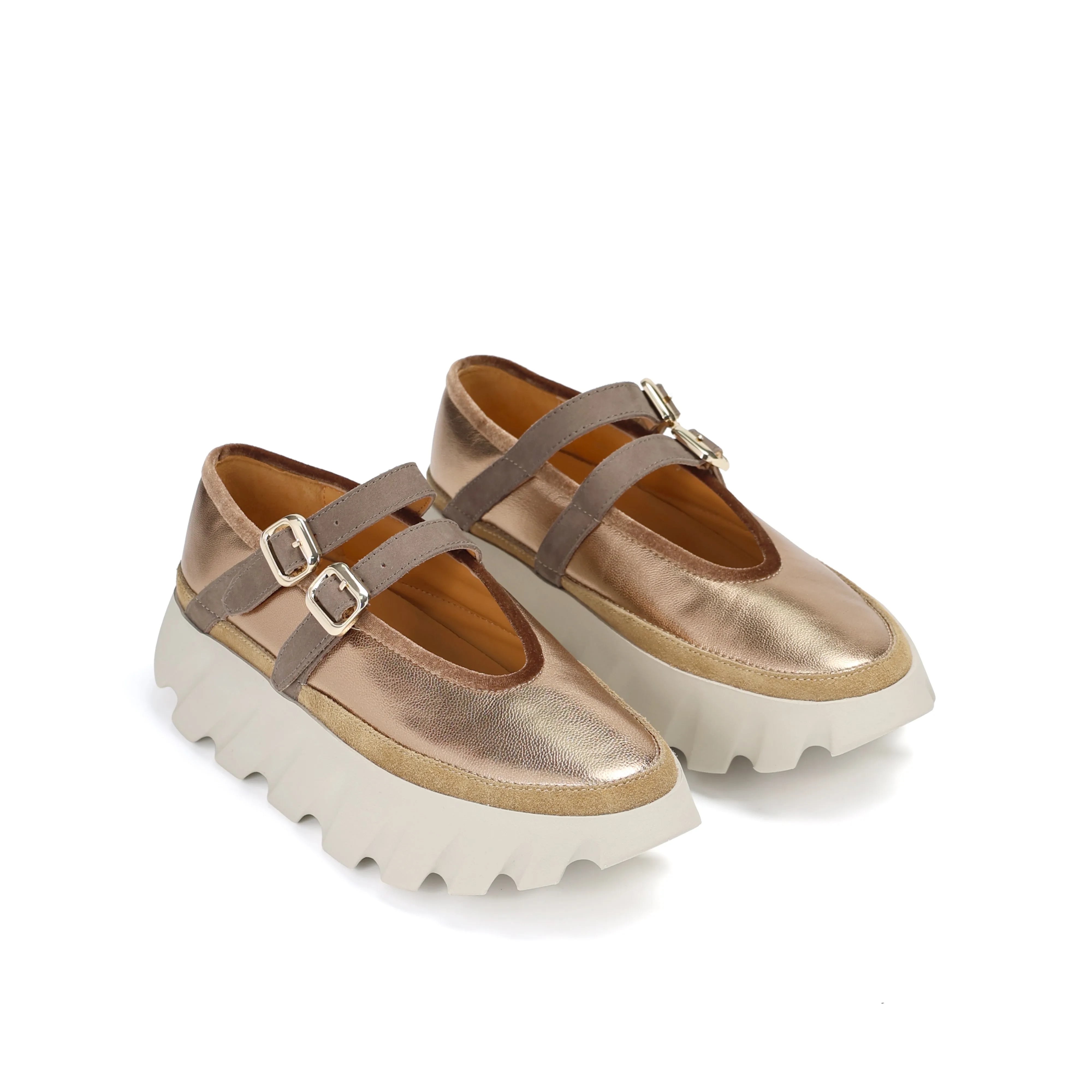 All Comfort Adjustable 4CCCCEES TURA BALLET - BRASS