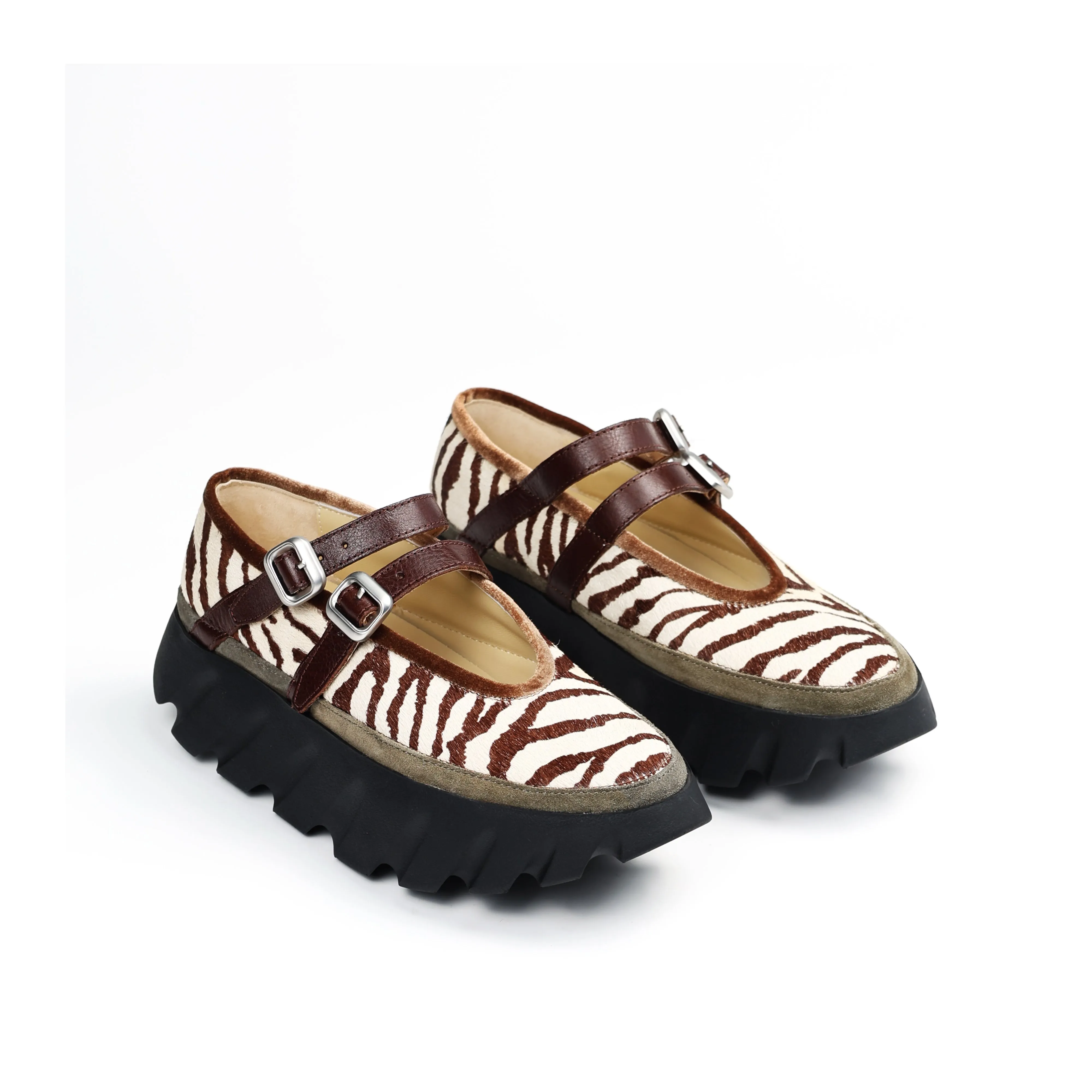 Urban Chill 4CCCCEES TURA BALLET - ZEBRA PRINT