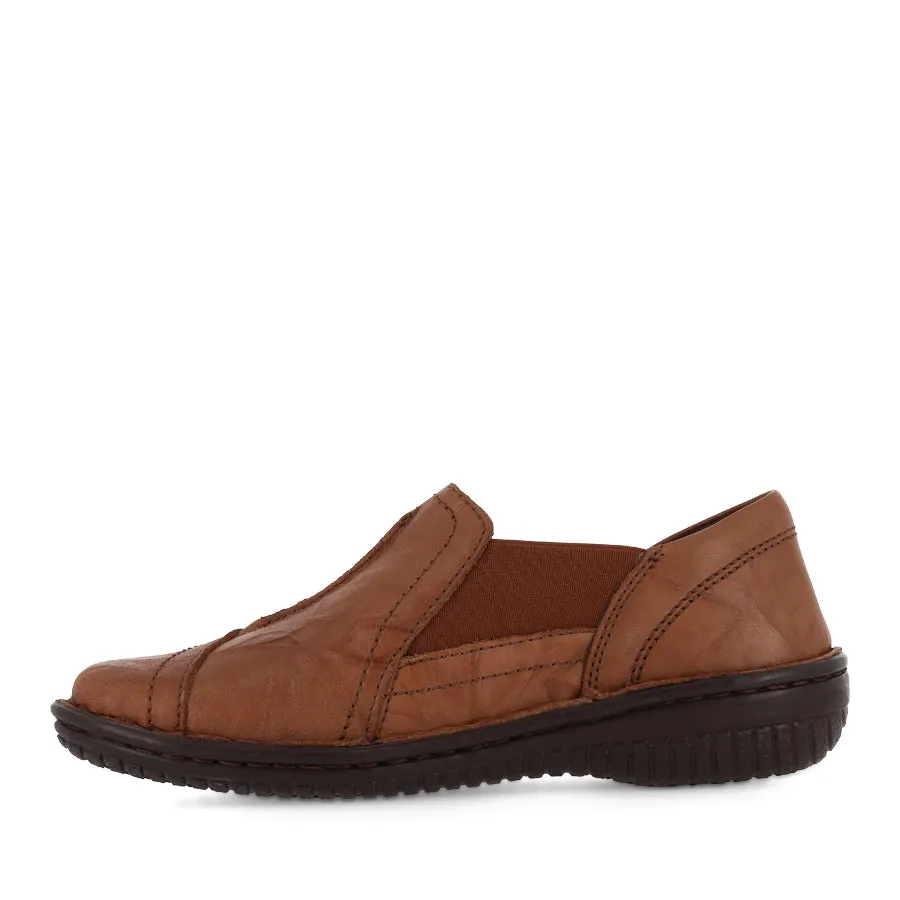 Easygoing Comfort Wave Path 761-27 - TAN LEATHER
