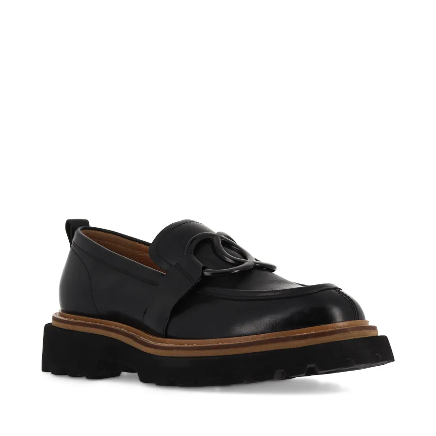 ABBI - BLACK LEATHER Effortless Walk
