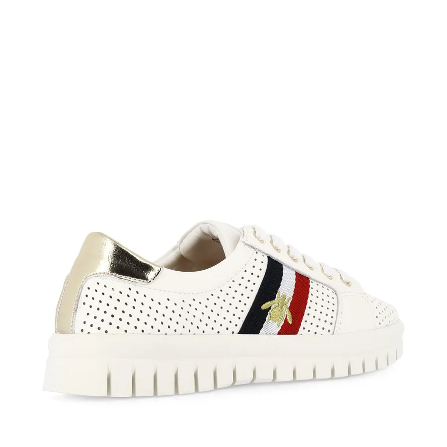 Quick Feel ELOPE - WHITE/GOLD LEATHER