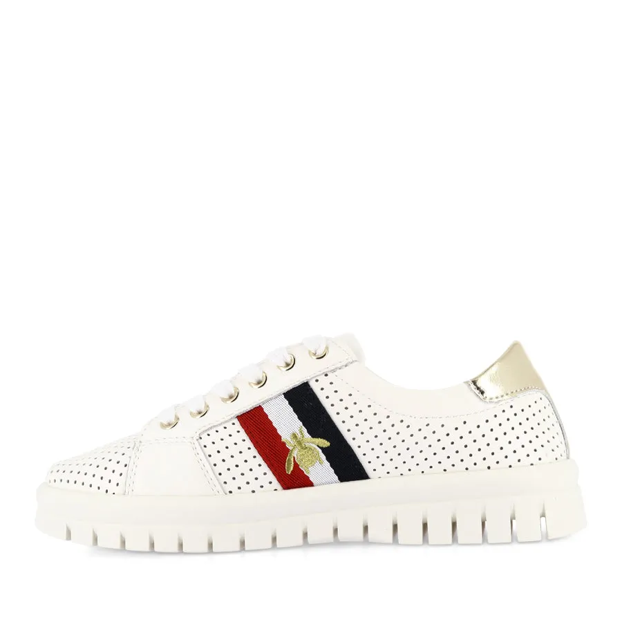 Torsion Rigidity ELOPE - WHITE/GOLD LEATHER