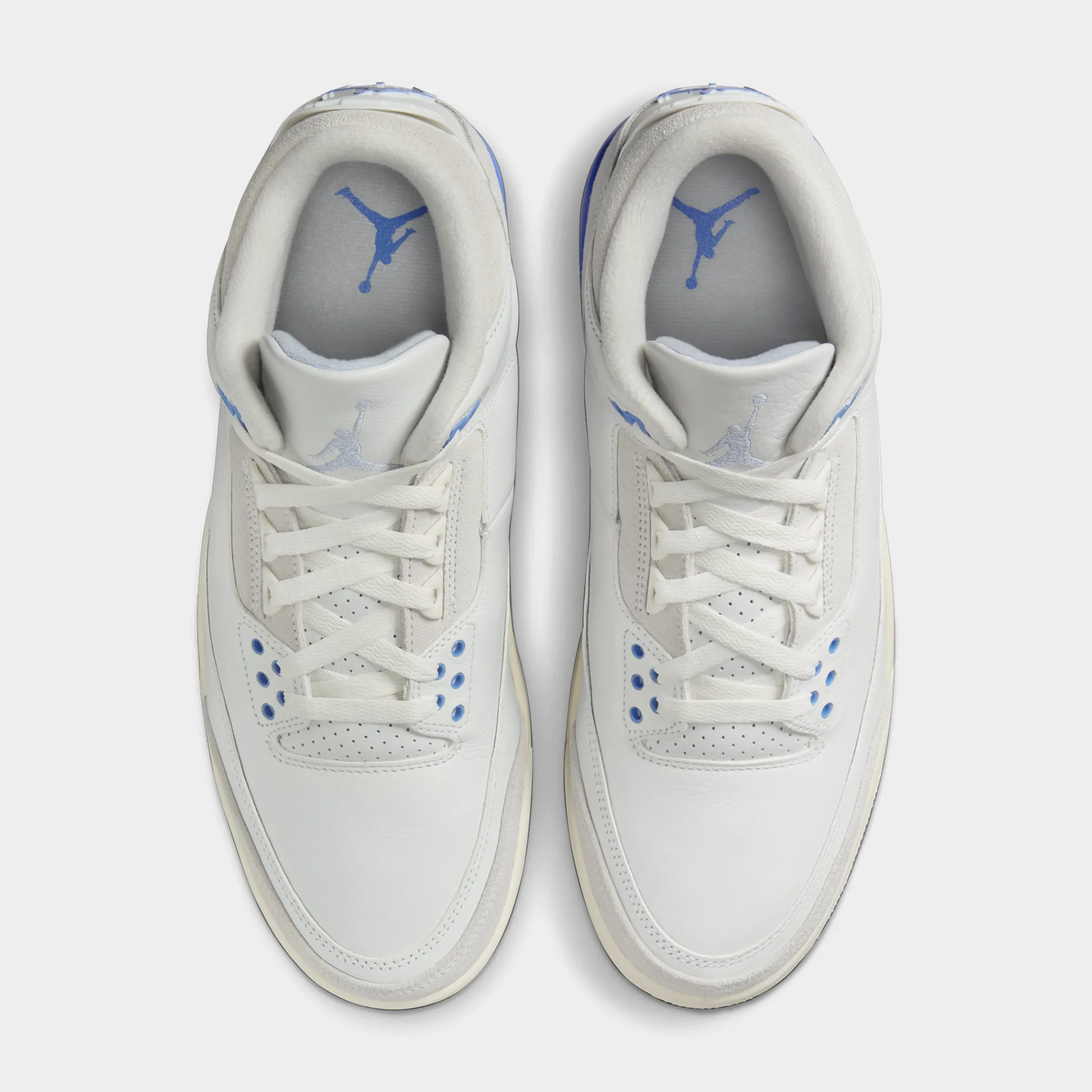 Jordan 3 Retro Summit White / Hydrogen Blue - Legend Blue Step By Step