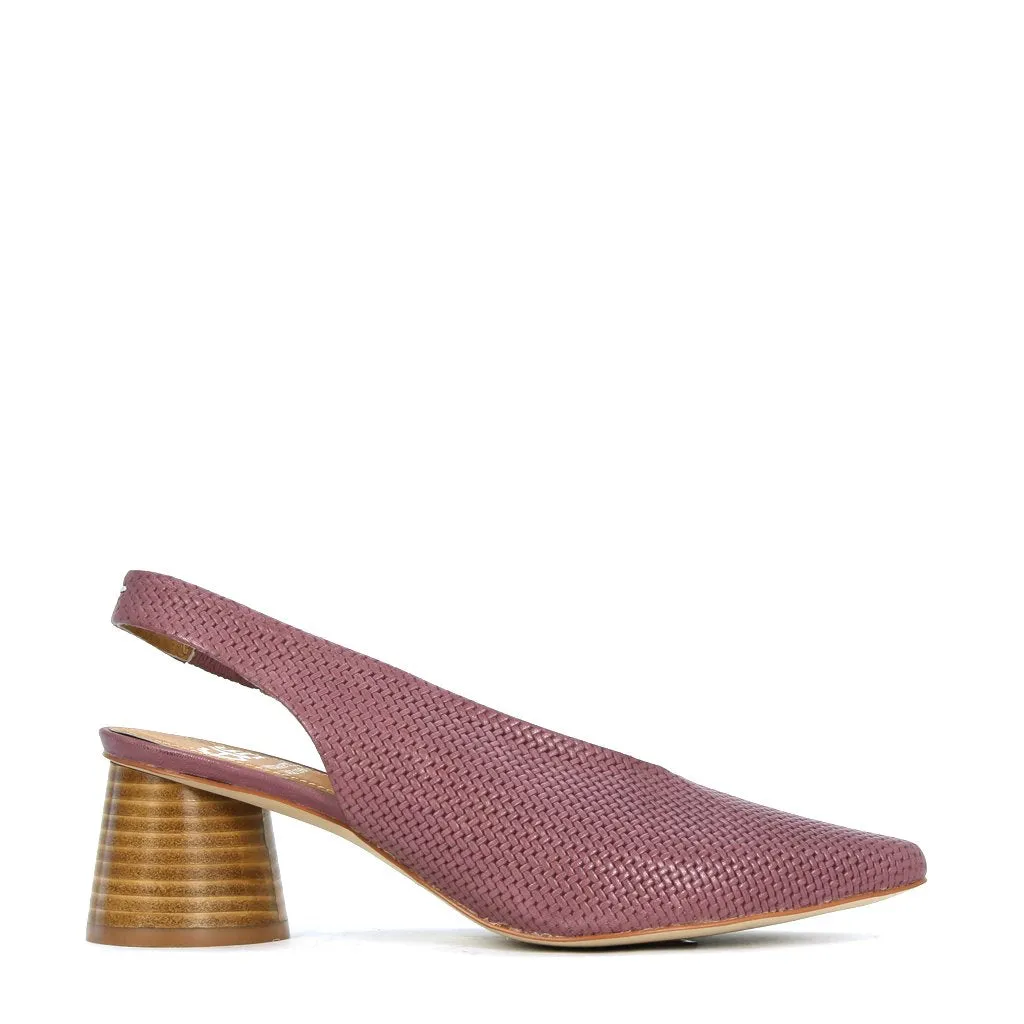 Hali Leather Sling Back Mulberry Shop Walk Cloud Soft