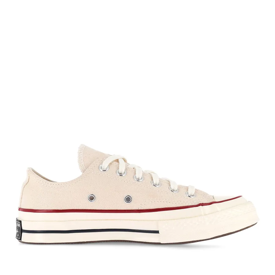 ALL STAR LOW 70 - PARCHMENT/GARNET/EGRET Breathable Quarter Panels Reinforced Lace Holes