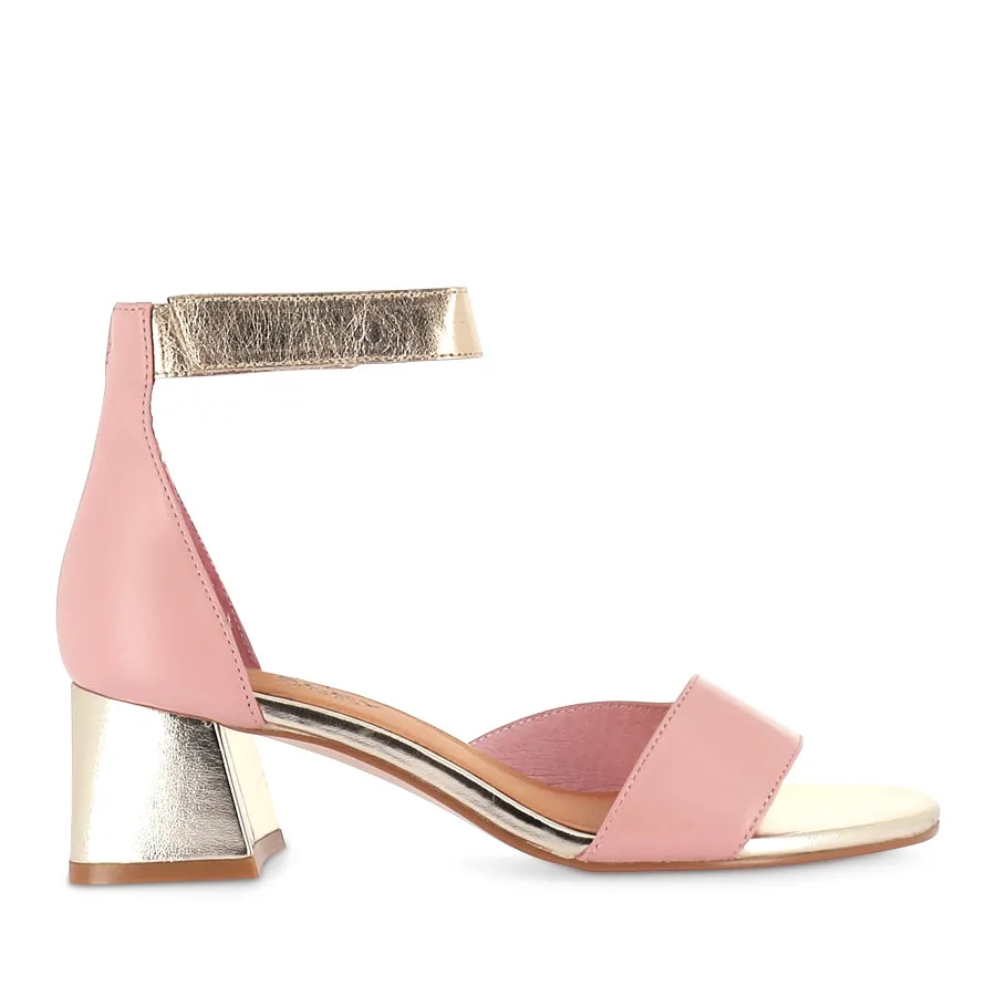 ADAIR - BLUSH GOLD LEATHER Travel Light Design Soft Step