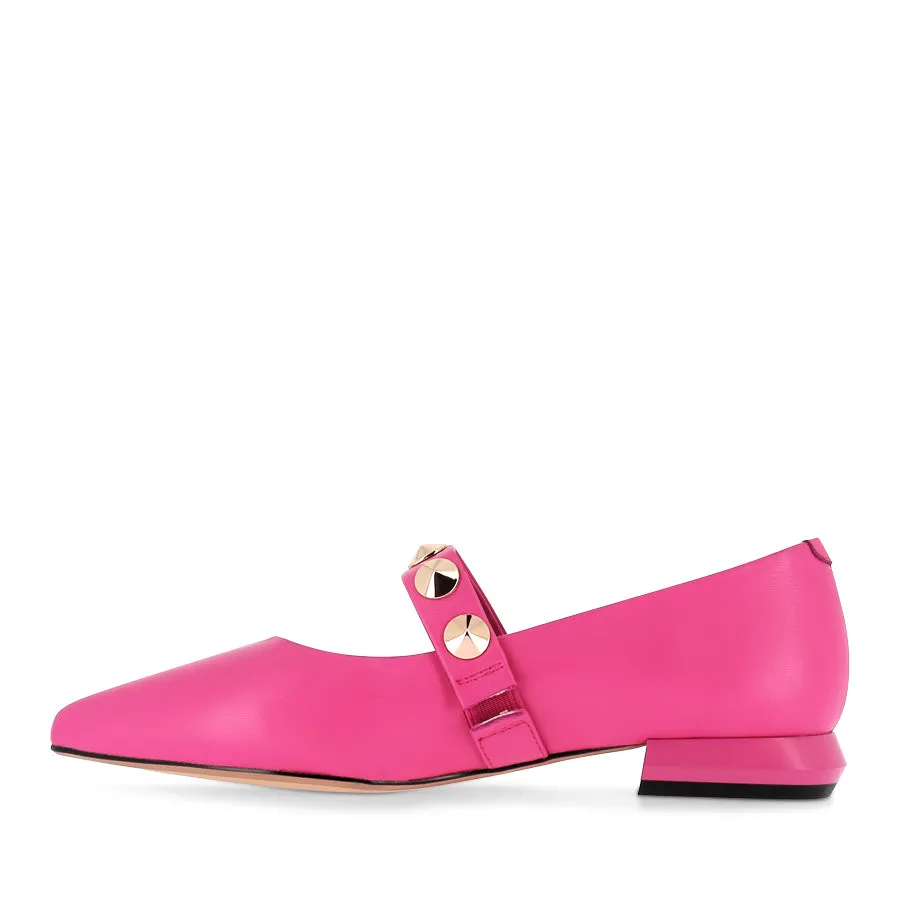 REED - HOT PINK LEATHER Trendy Cushion Elastic laces
