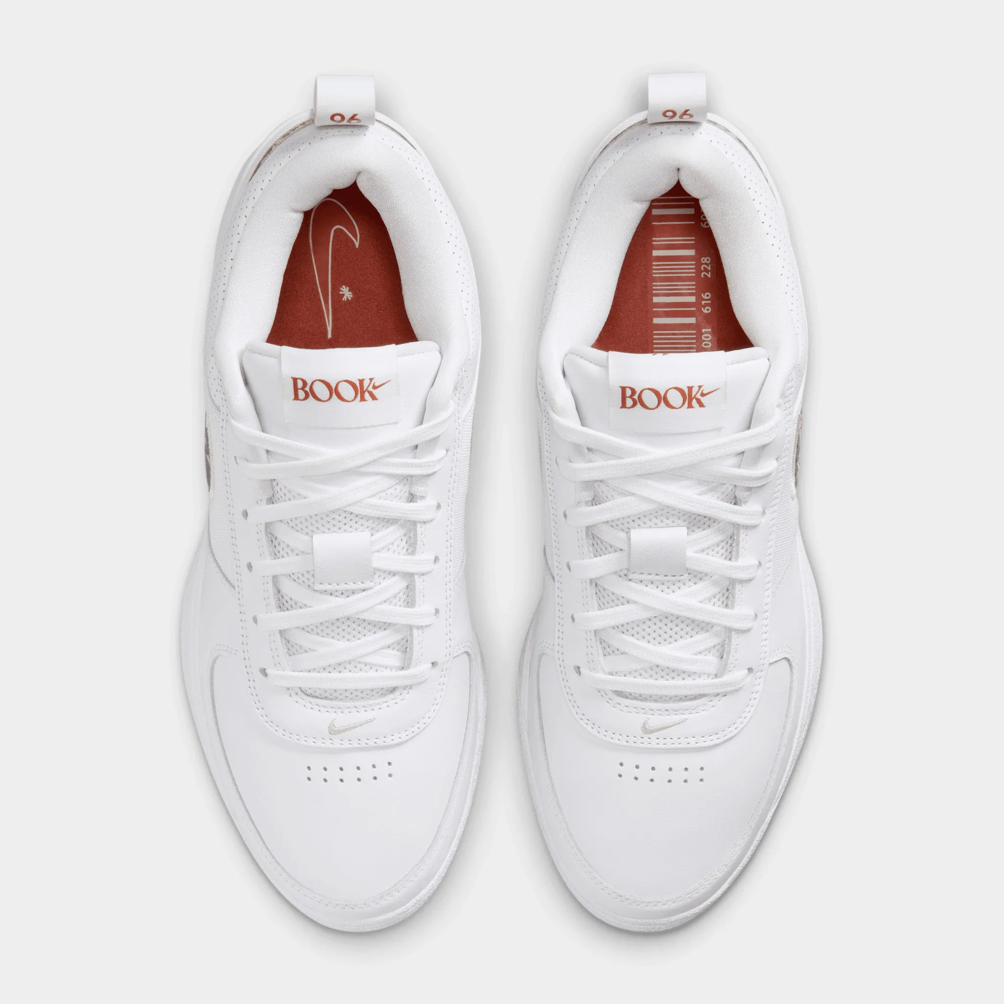 Nike Book 1 White / Light Orewood Brown - Burnt Sunrise Black Ultra Responsive Bounce