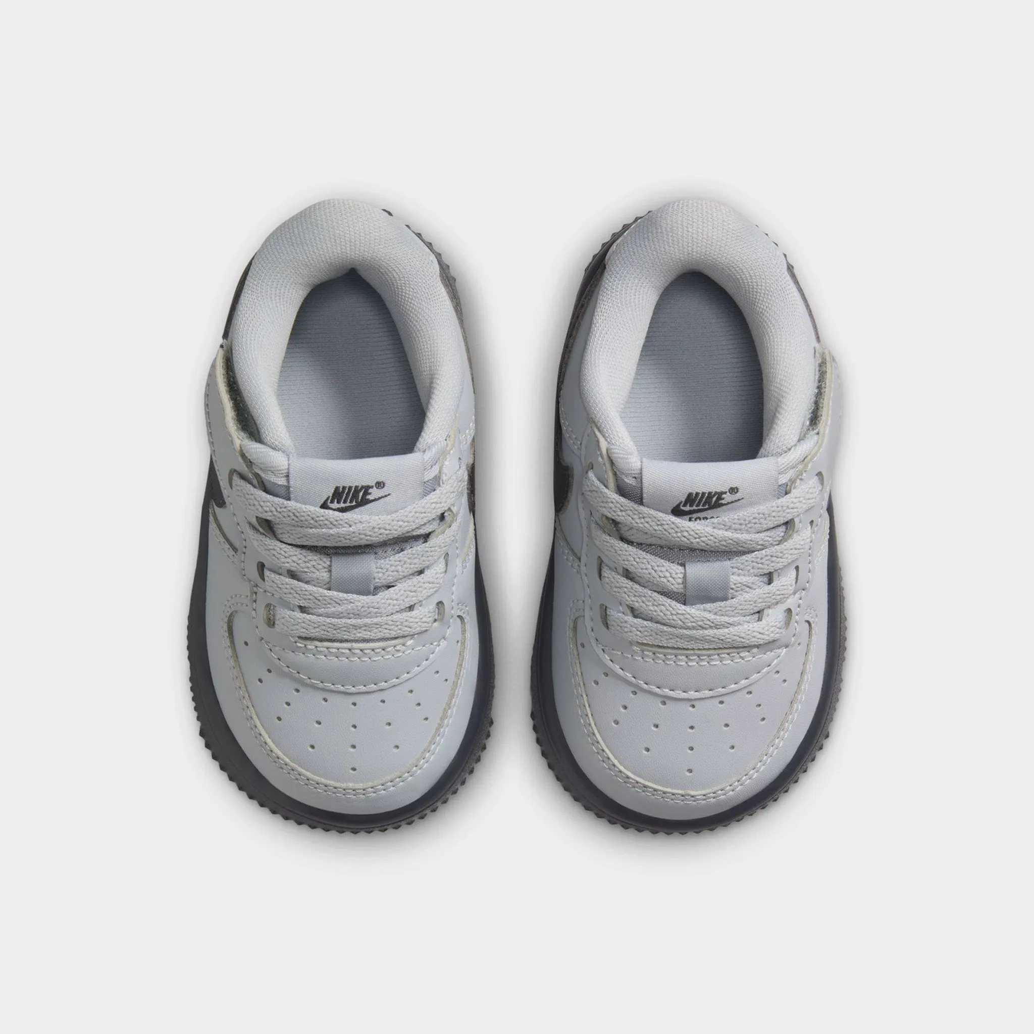 Nike Air Force 1 Low Easyon TD Wolf Grey / Dark Smoke Grey Comfortable Outsole Sneakers Minimalist Design
