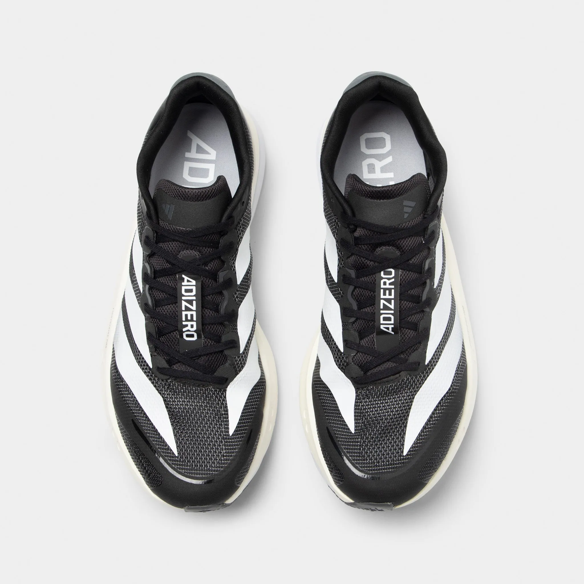 PaddedCollar Cushioning Tech adidas Adizero Boston 13 Black / White - Grey