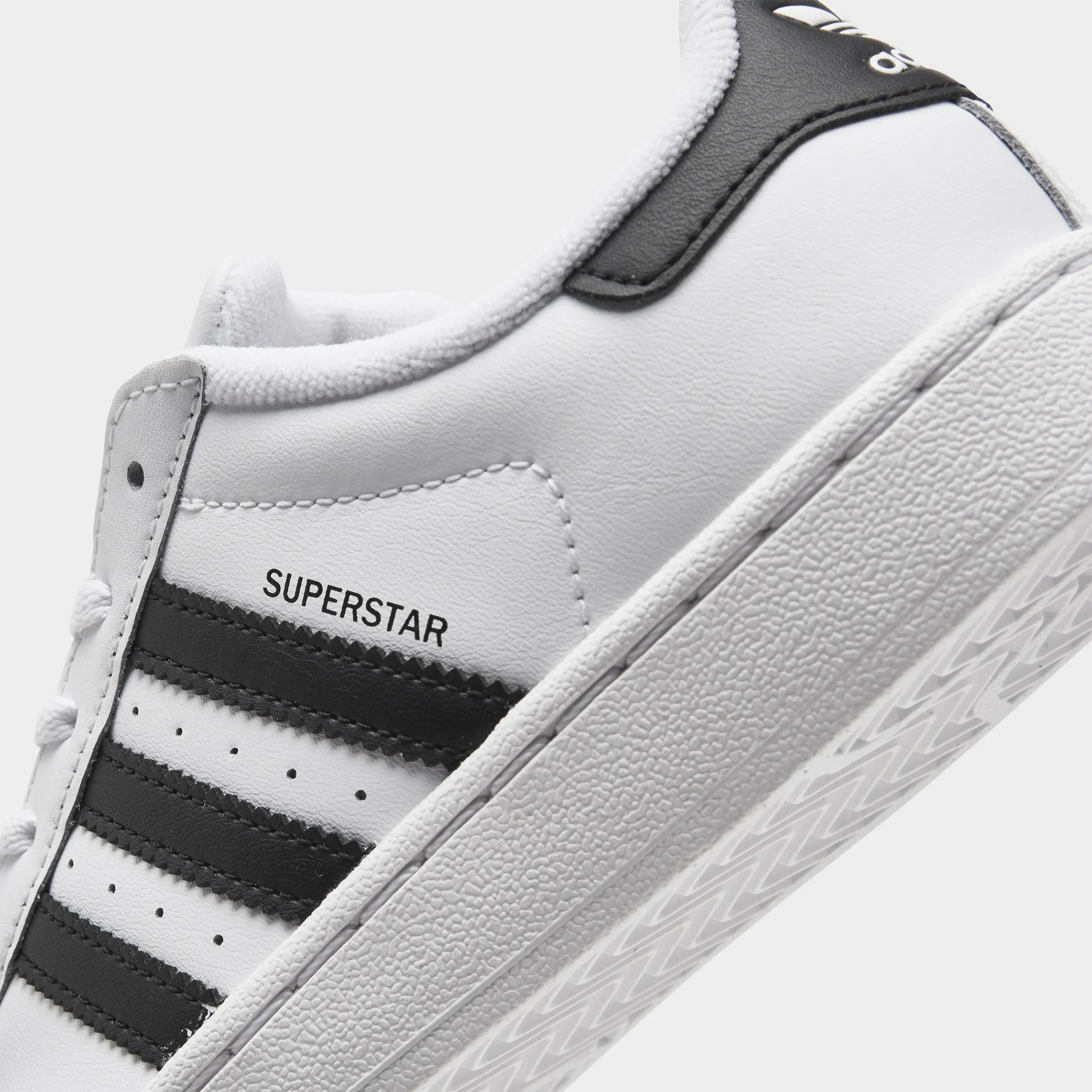 adidas Children's Superstar 2 Footwear White / Core Black zipper