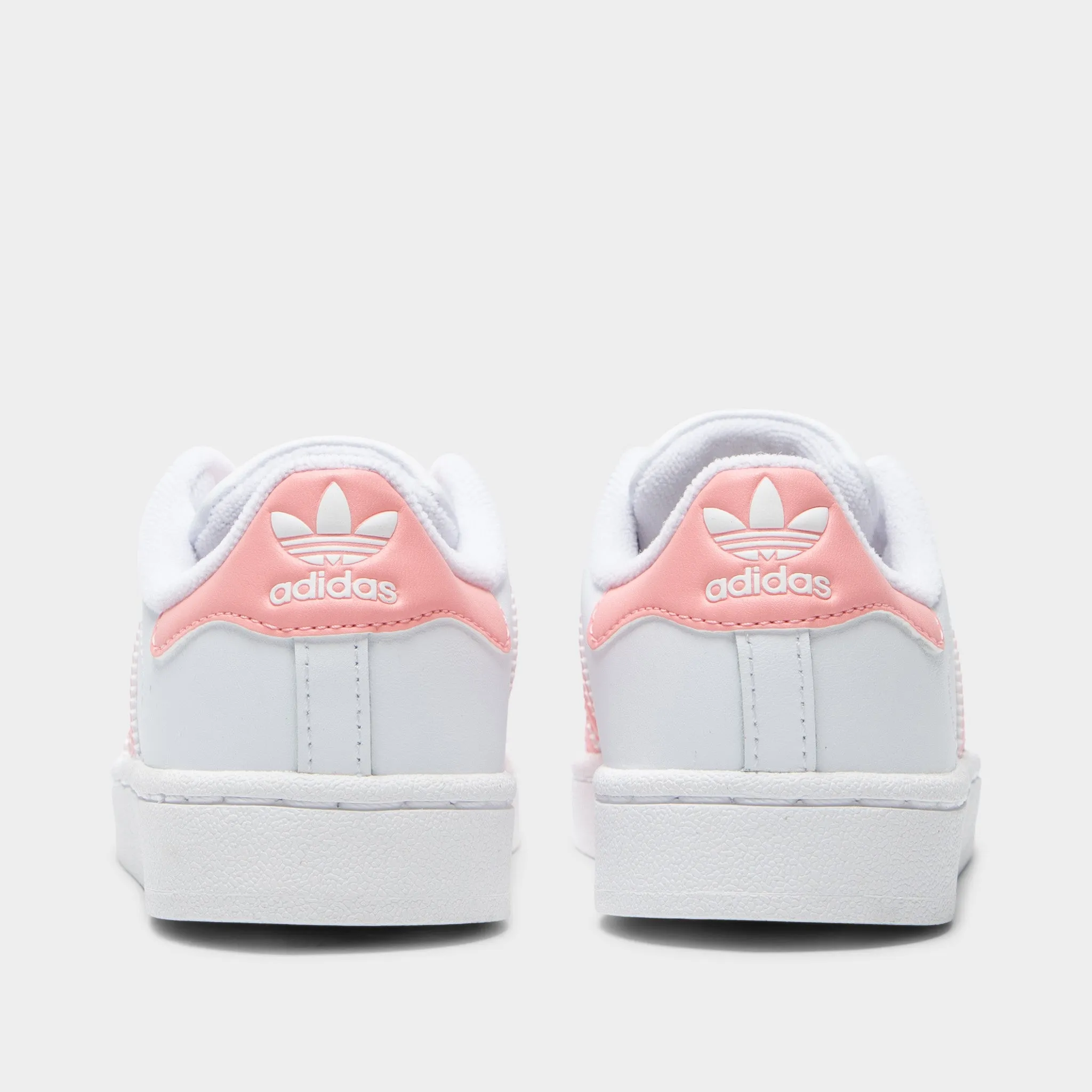 adidas Children's Superstar II White / Semi Pink Spark basketball players