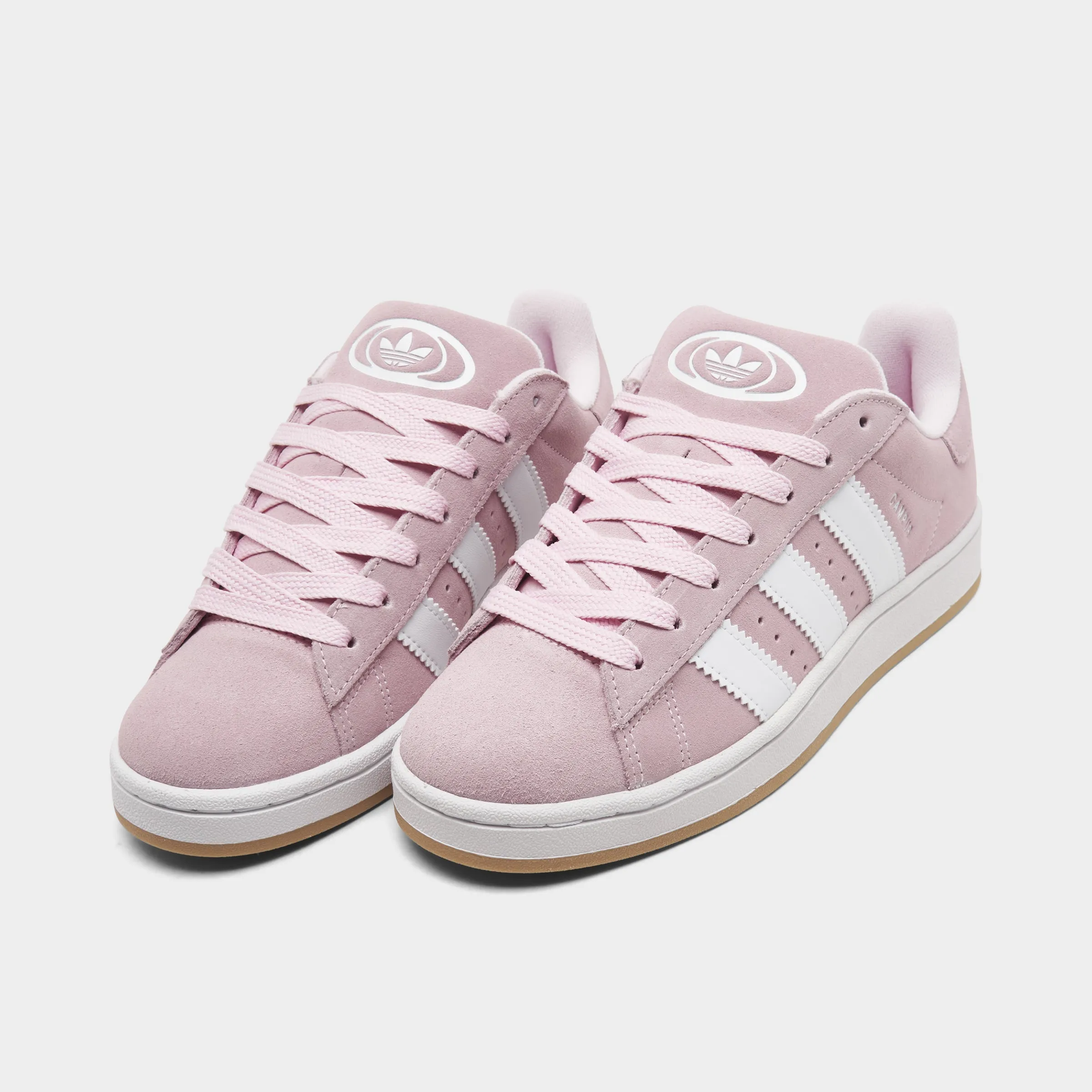beach shoes fitness freaks adidas Juniors' Campus 00s Clear Pink / White - Gum