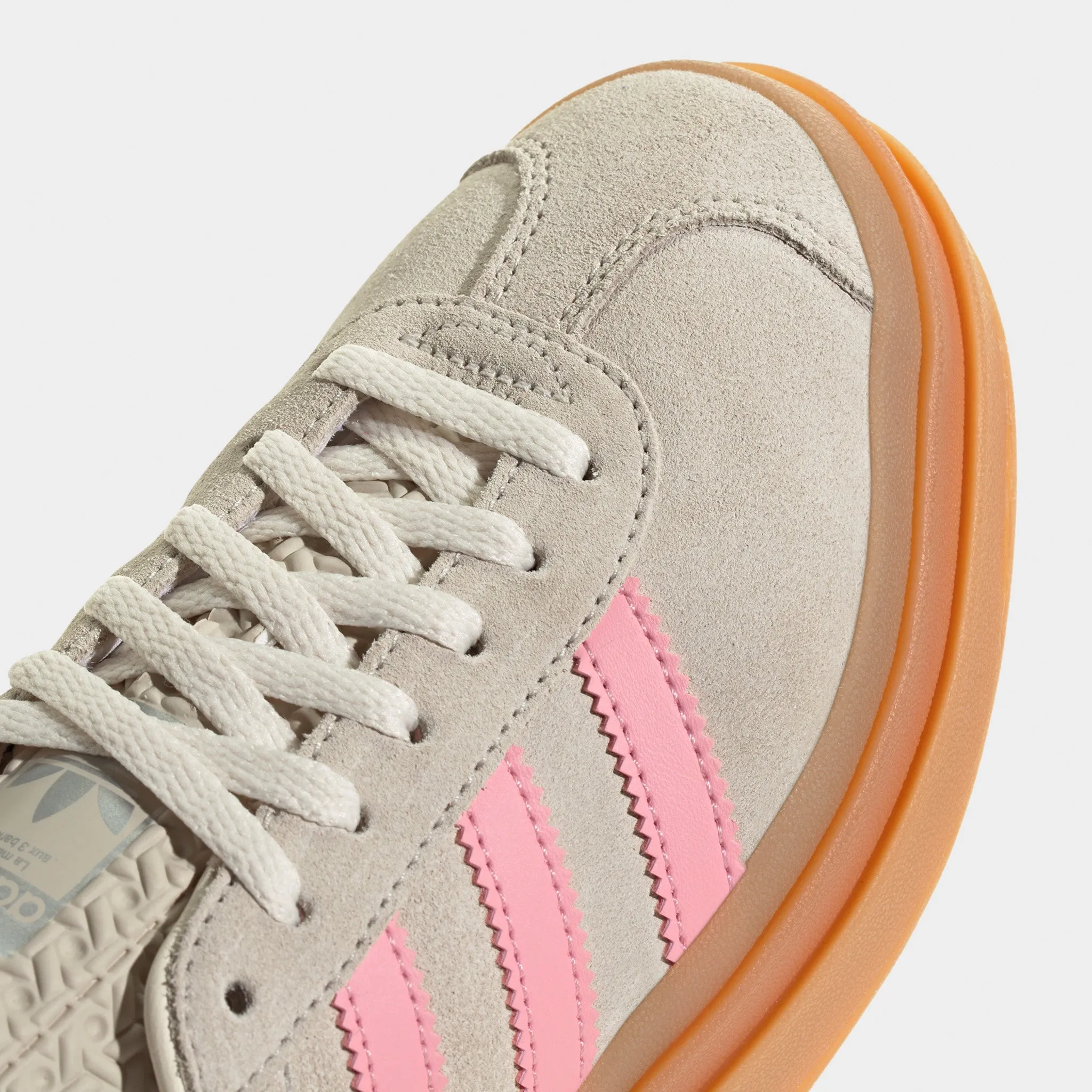 Fast Step adidas Juniors' Gazelle Bold Grey / Alumina - Semi Pink Spark
