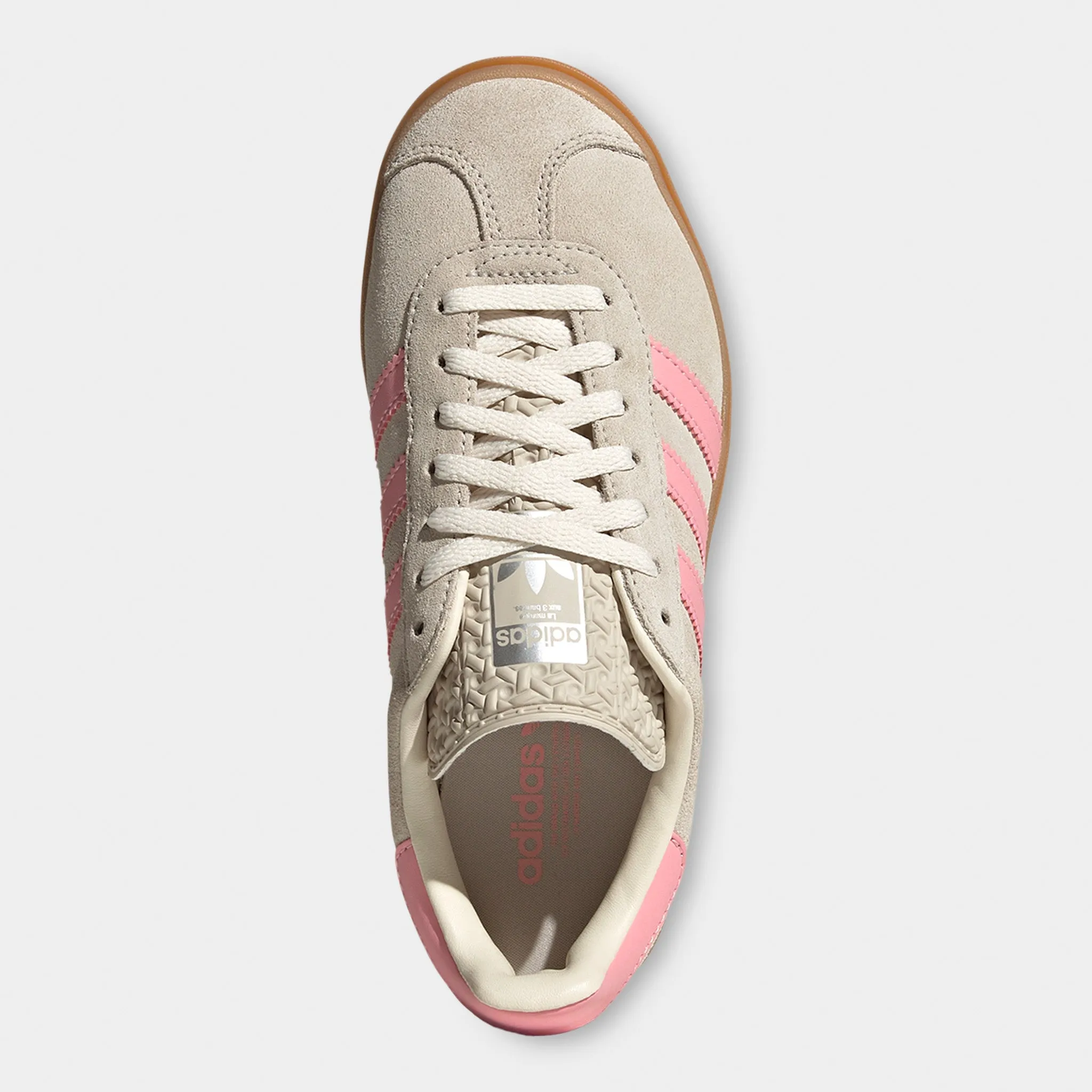 Unbeatable performance adidas Juniors' Gazelle Bold Grey / Alumina - Semi Pink Spark