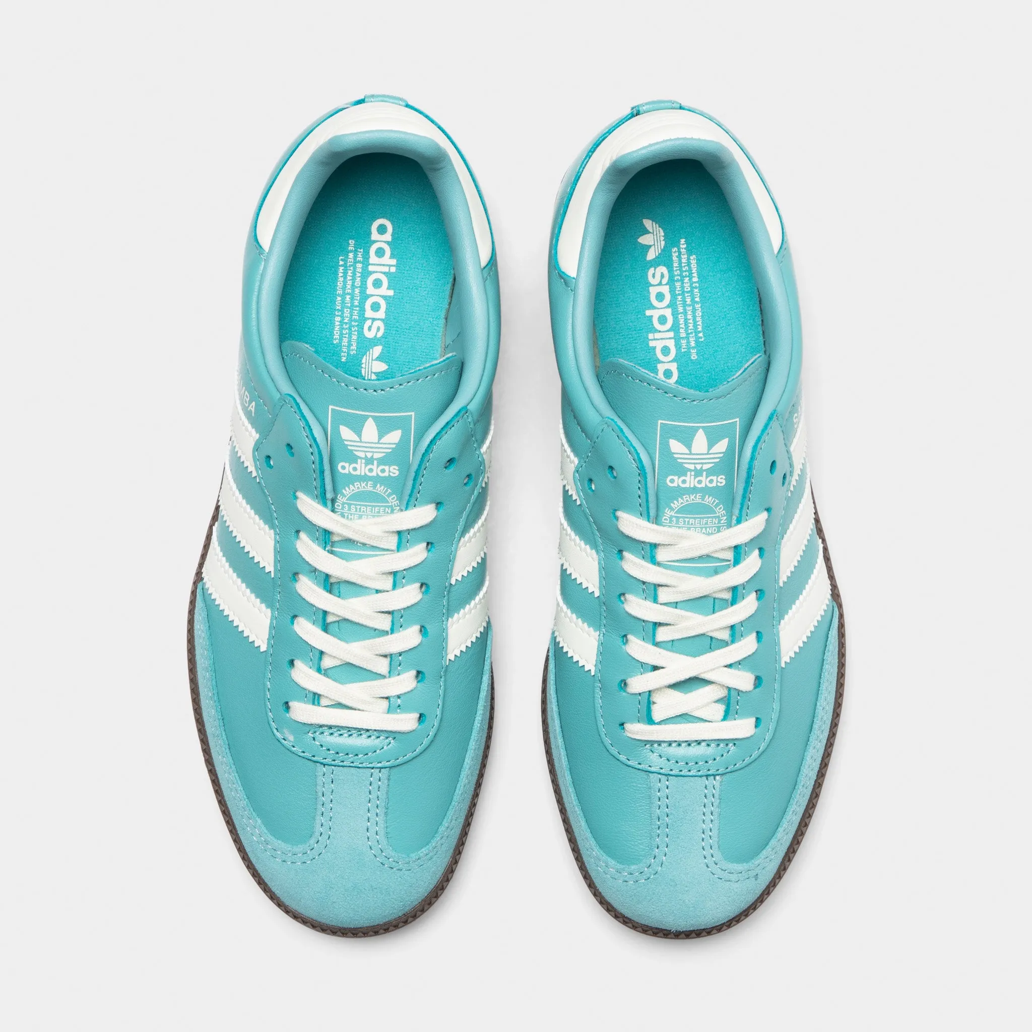 adidas Juniors' Samba OG Mint / Off White - Gum Torque Control