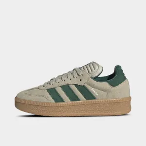 Non Marking Low Profile Cushion adidas Juniors' Samba XLG Tan / Green