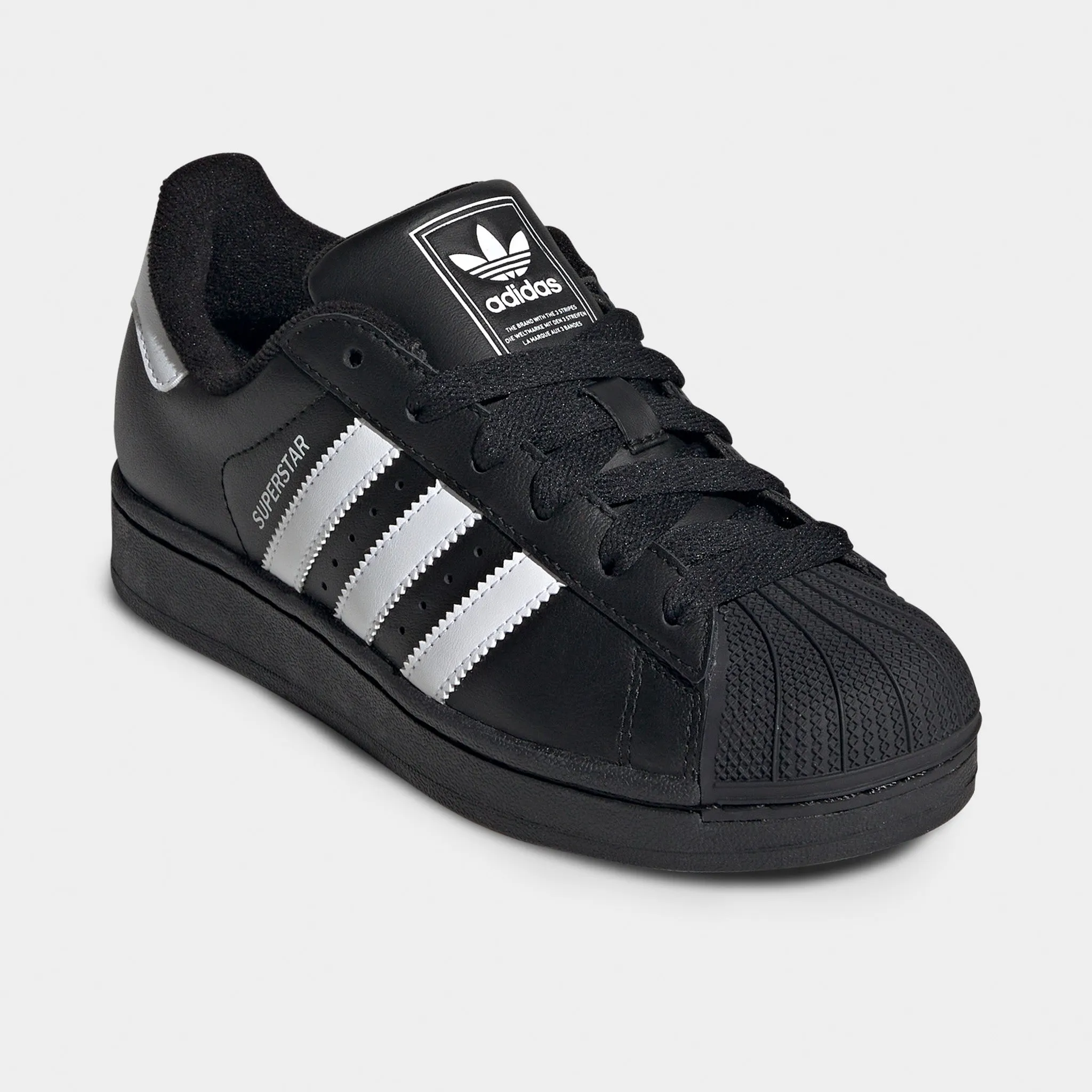 Casual Elegance Zonal Flexibility adidas Juniors' Superstar II Core Black / White