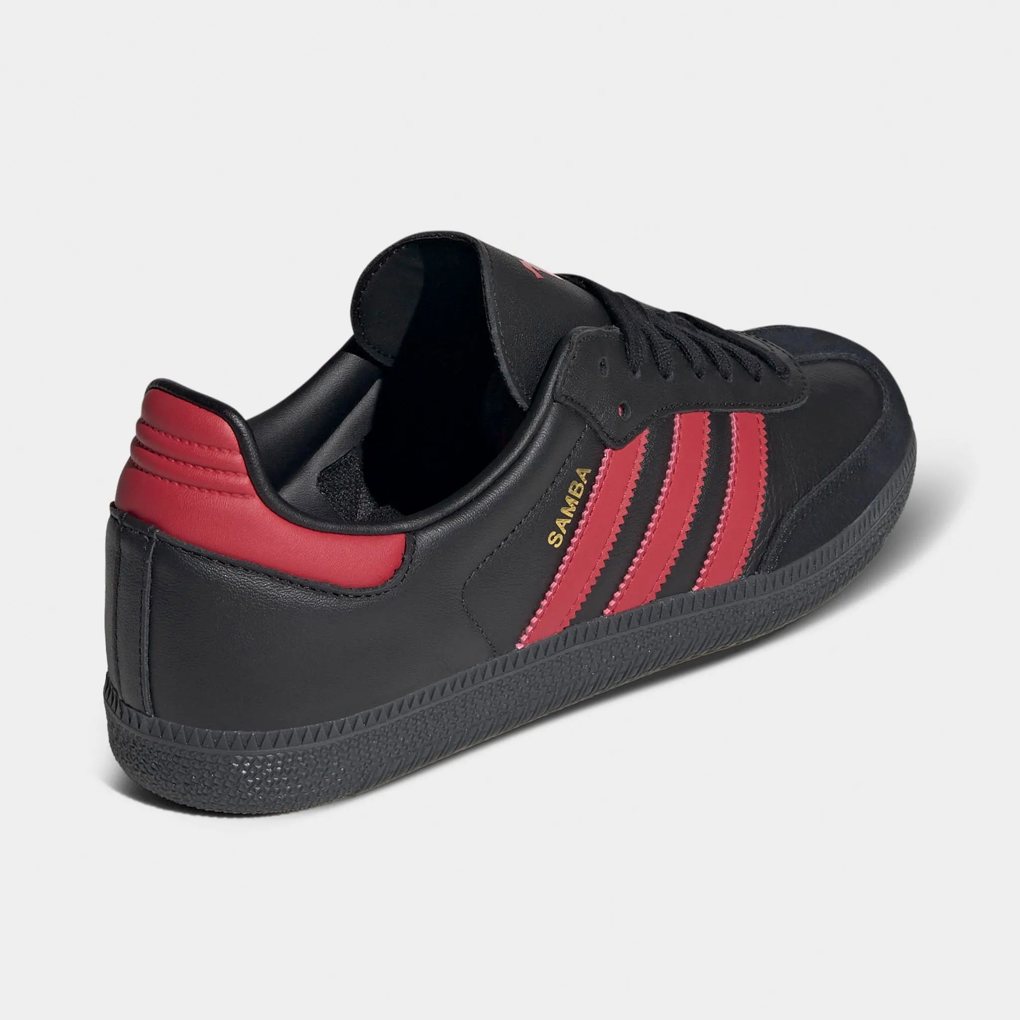 Reflective Reinforced Collar Padding adidas MUFC Samba Black / Red
