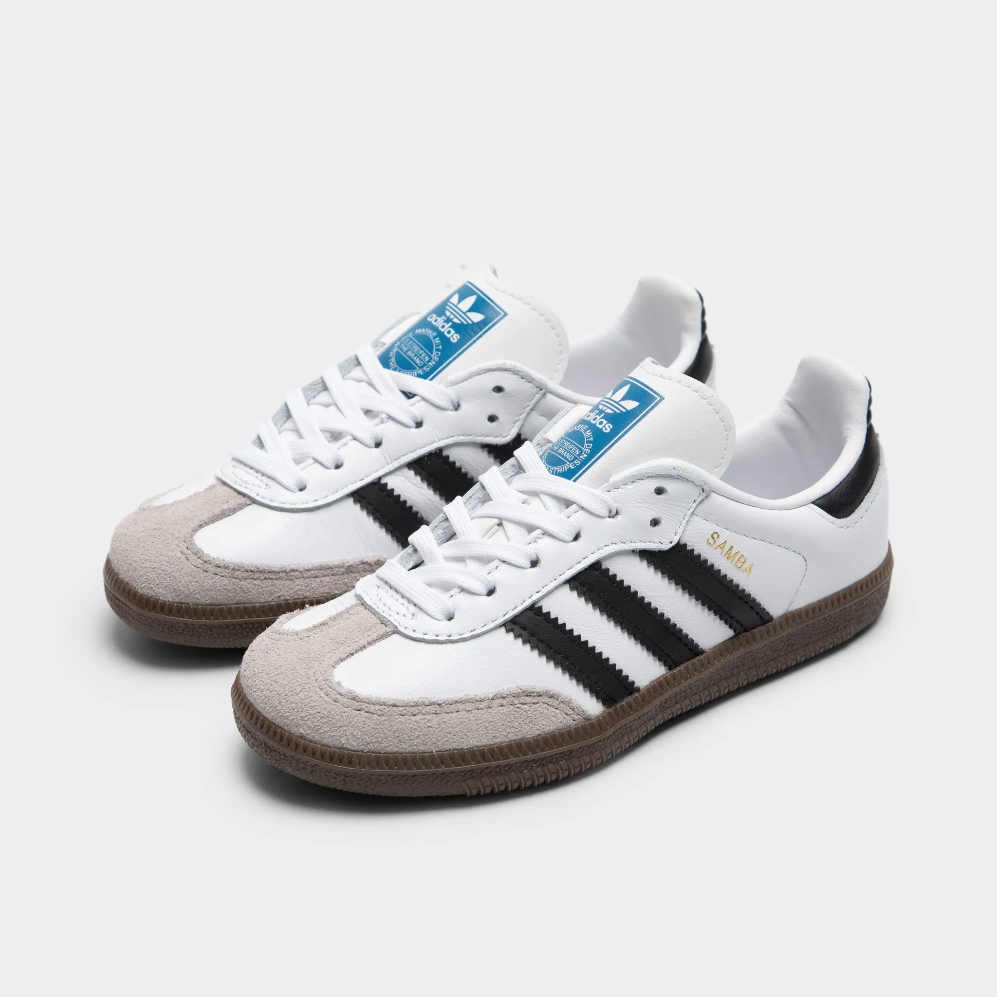 adidas Originals Children's Samba OG Cloud White / Core Black - Gum quality-built