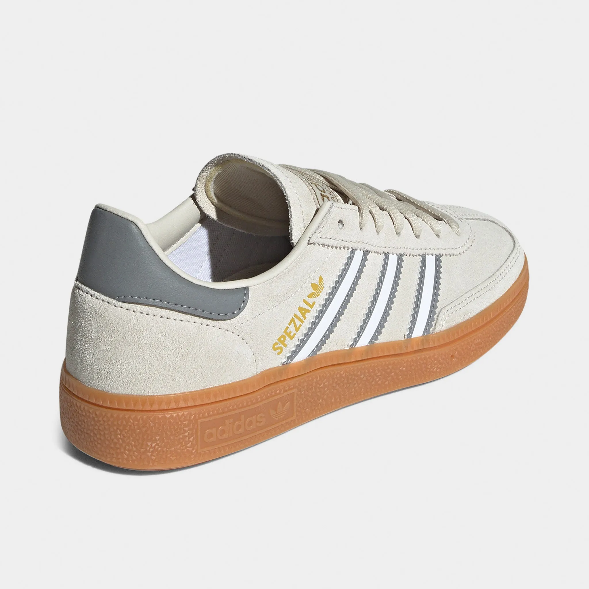 adidas Originals Juniors' Handball Spezial Alumina / White - Grey Anti Slip Tread Pattern