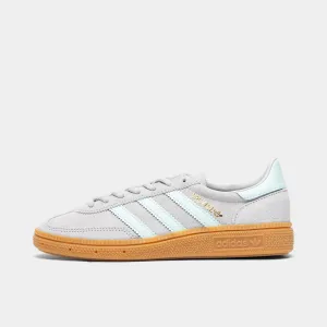 Dual Layer Flexible Arch adidas Originals Juniors' Handball Spezial J Grey / Halo Mint - Gum