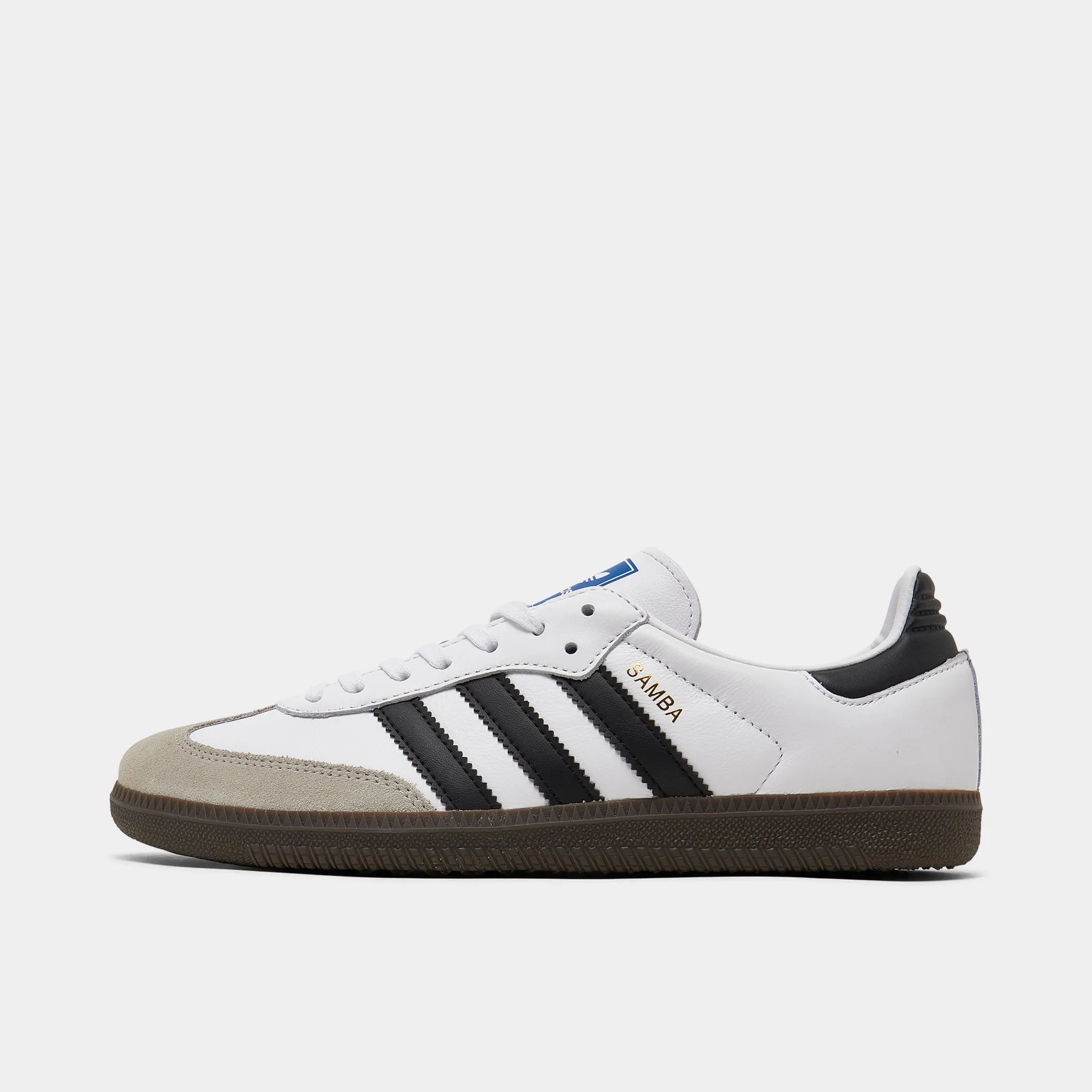 espadrilles top adidas Originals Juniors' Samba OG Core White / Core Black - Gum