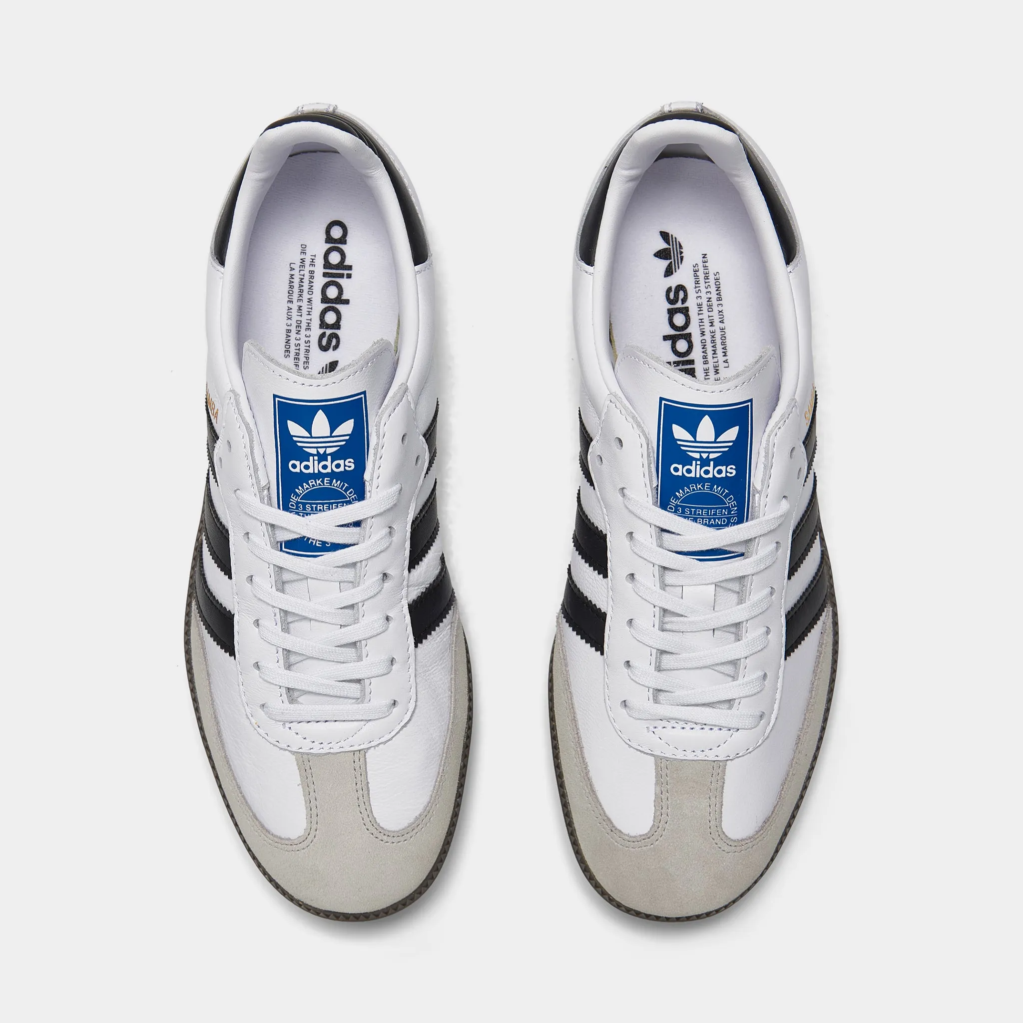 adidas Originals Juniors' Samba OG Core White / Core Black - Gum City Motion Airflow Circulation Channels