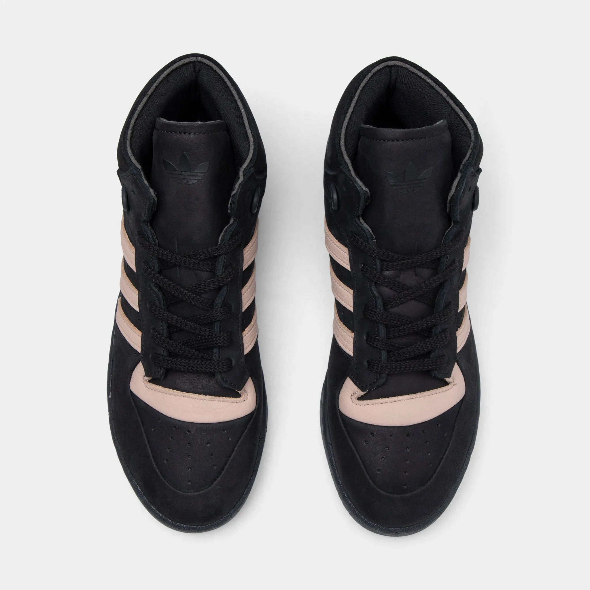 Anti   Slip High Function adidas Originals Rivalry Mid 001 Core Black / Ash Pearl - Core Black