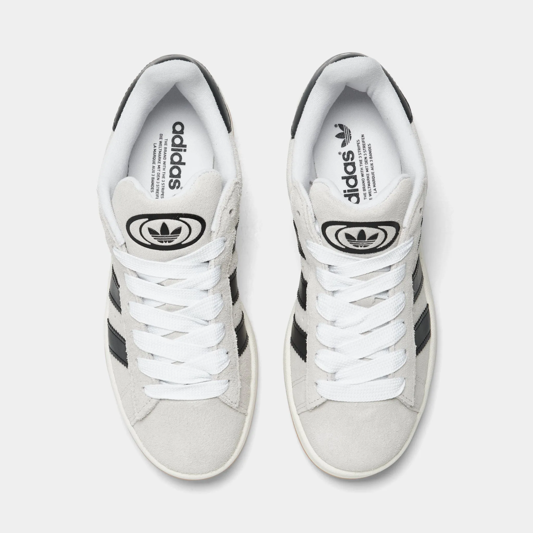 wide - fitting adidas Originals Women's Campus 00s Crystal / Core Black - Off White