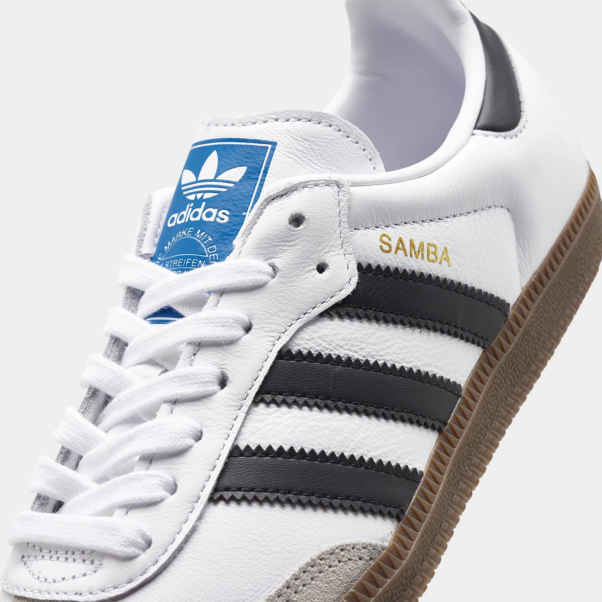 Rubberized Outsole Flexible Rubber Outsole adidas Originals Women's Samba OG Footwear White / Core Black - Clear Granite