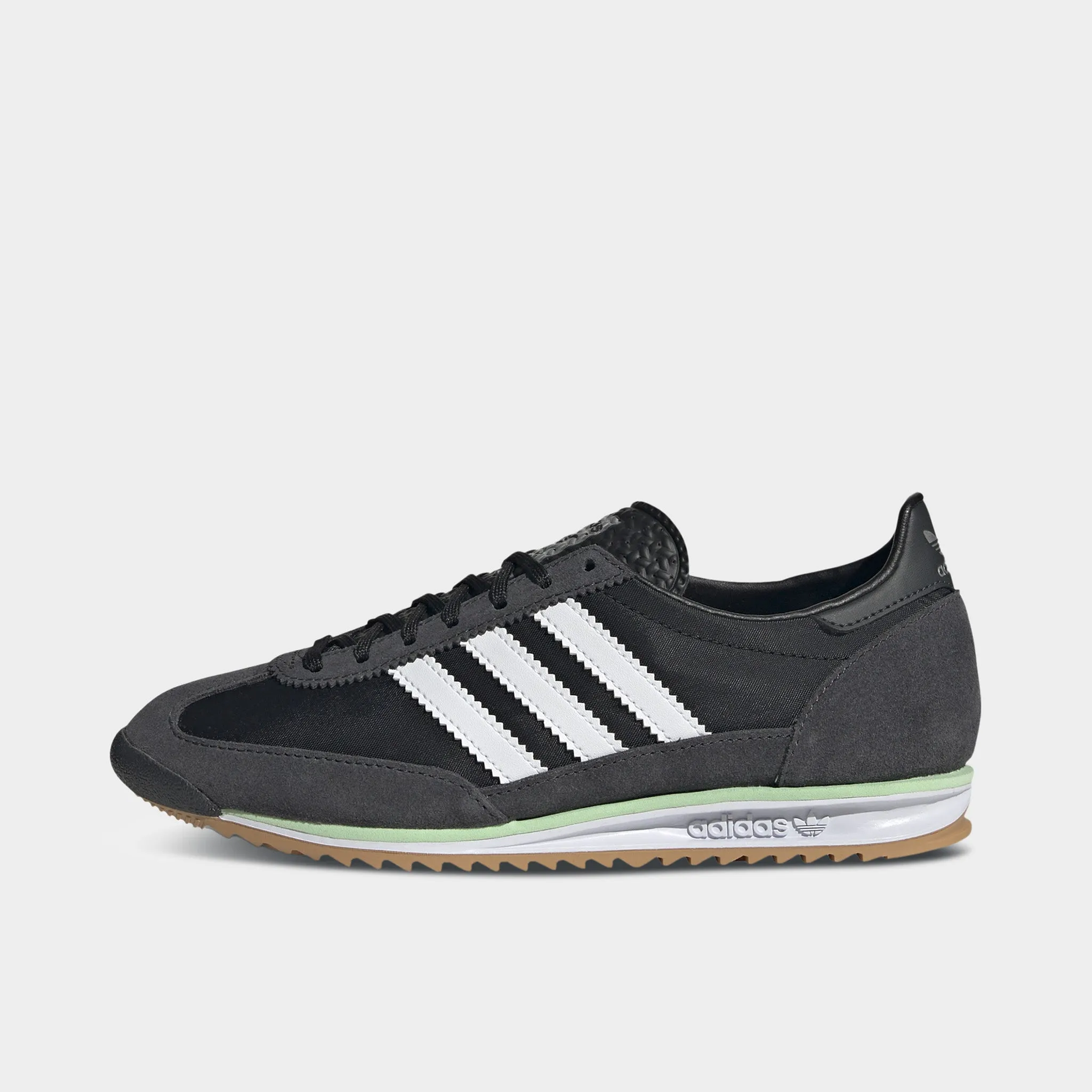 adidas Originals Women's SL 72 OG Core Black / Footwear White - Carbon Padded Tongue Construction