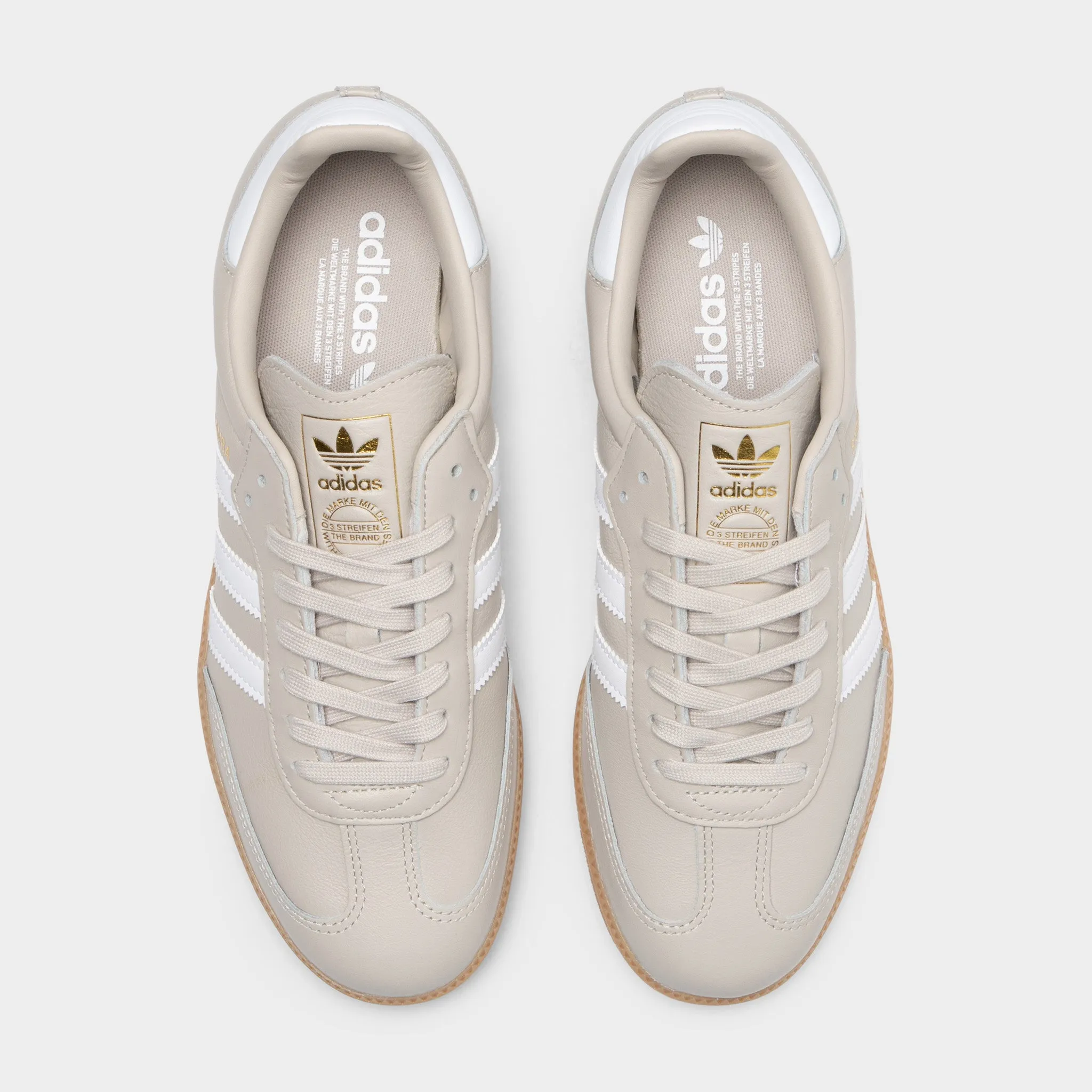 Thermoregulating Lining Easy Slip-On Adidas Samba OG Alluminum / White - Gum