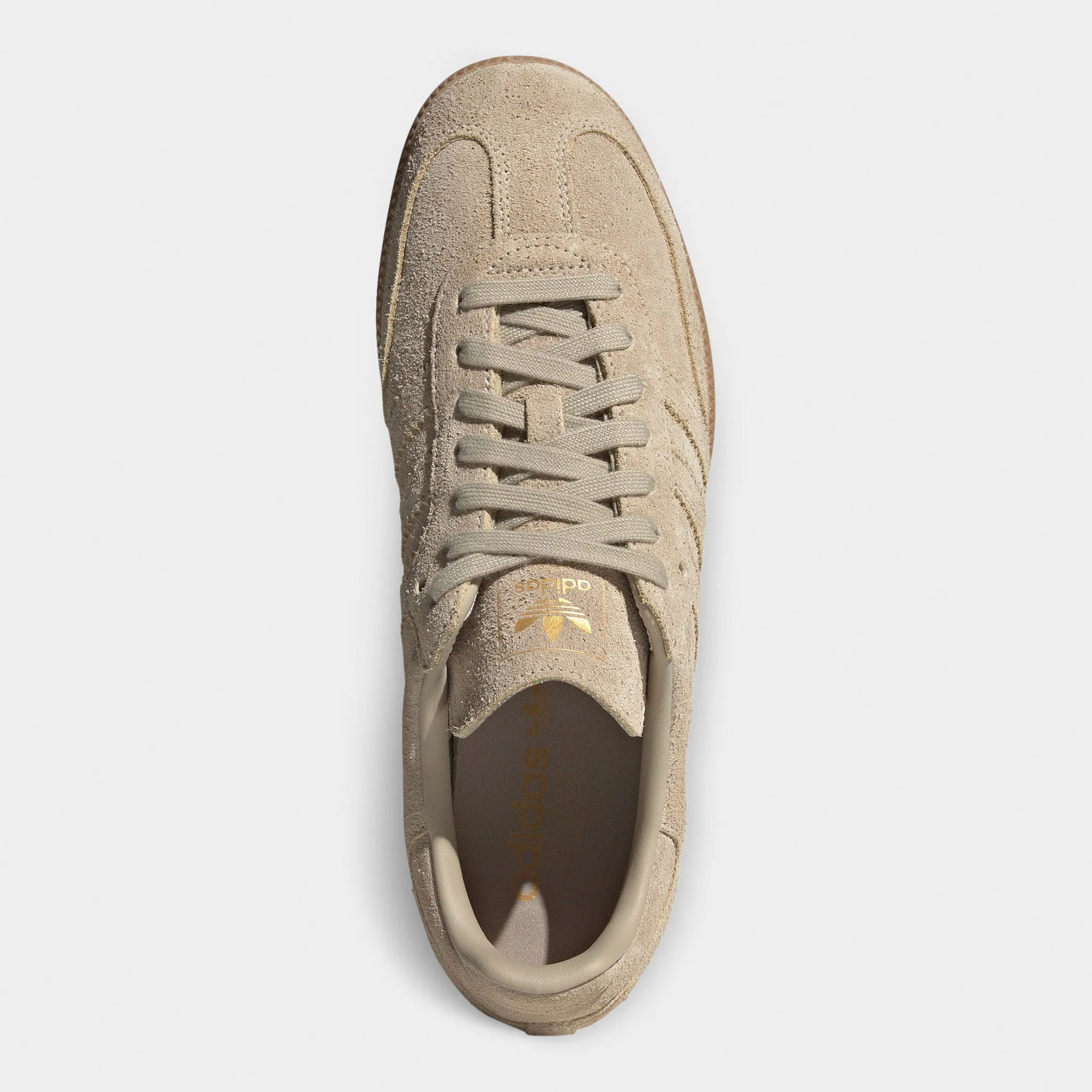 adidas Samba OG Clay Brown / Oat Sneaker Socks Airy Feel
