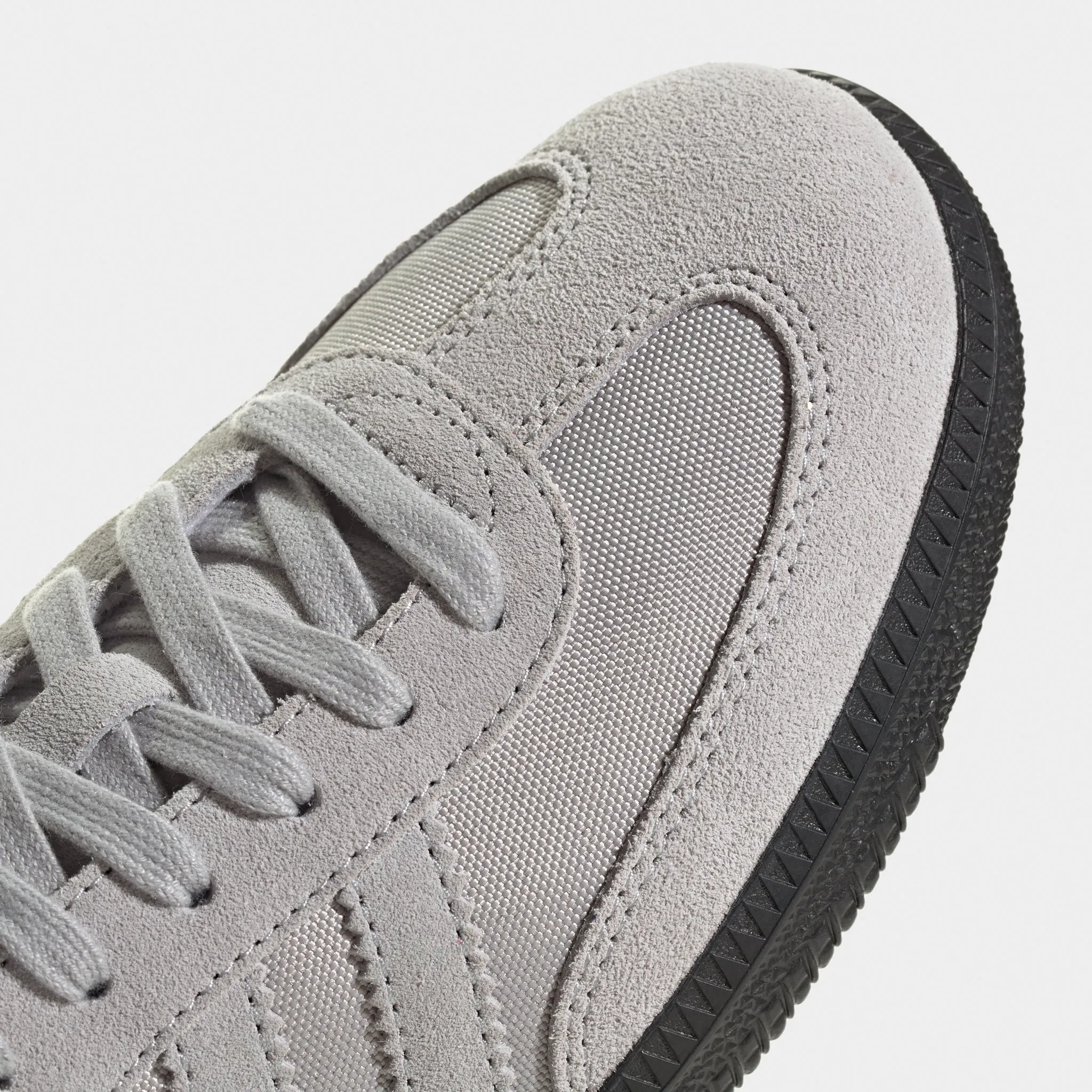 adidas Samba OG Clear Granite / Grey - Core Black cushioned collar Outfit Boost