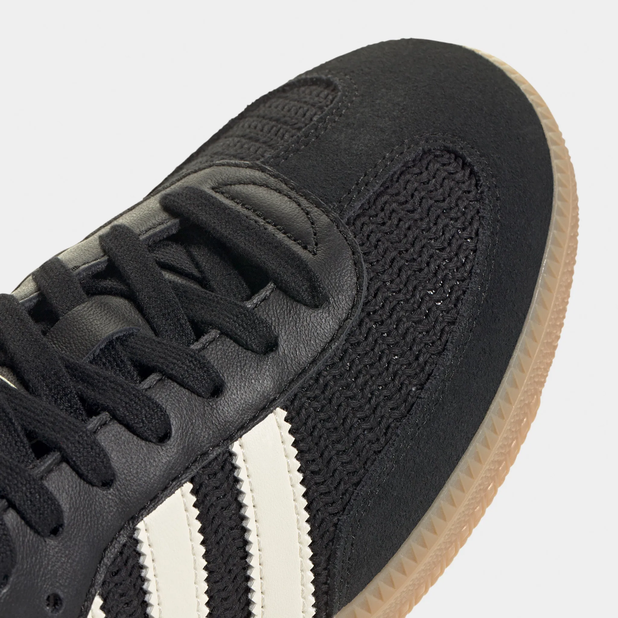 Effortless Feel Breathable Knit Uppers adidas Samba OG Core Black / Cream White - Magic Beige