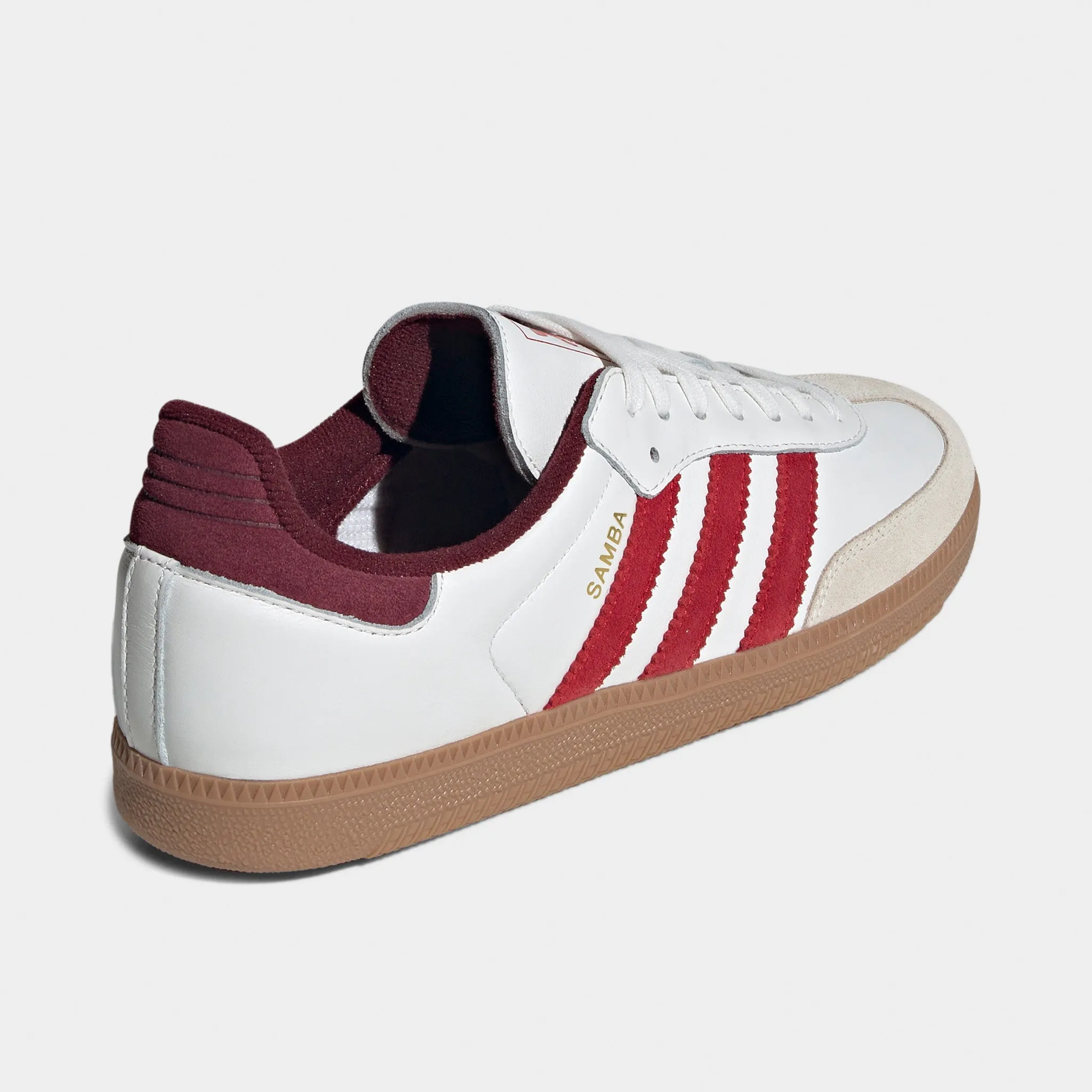 adidas Samba OG Off White / Better Scarlet - Shadow Red Ergonomic Toe Box City Wear