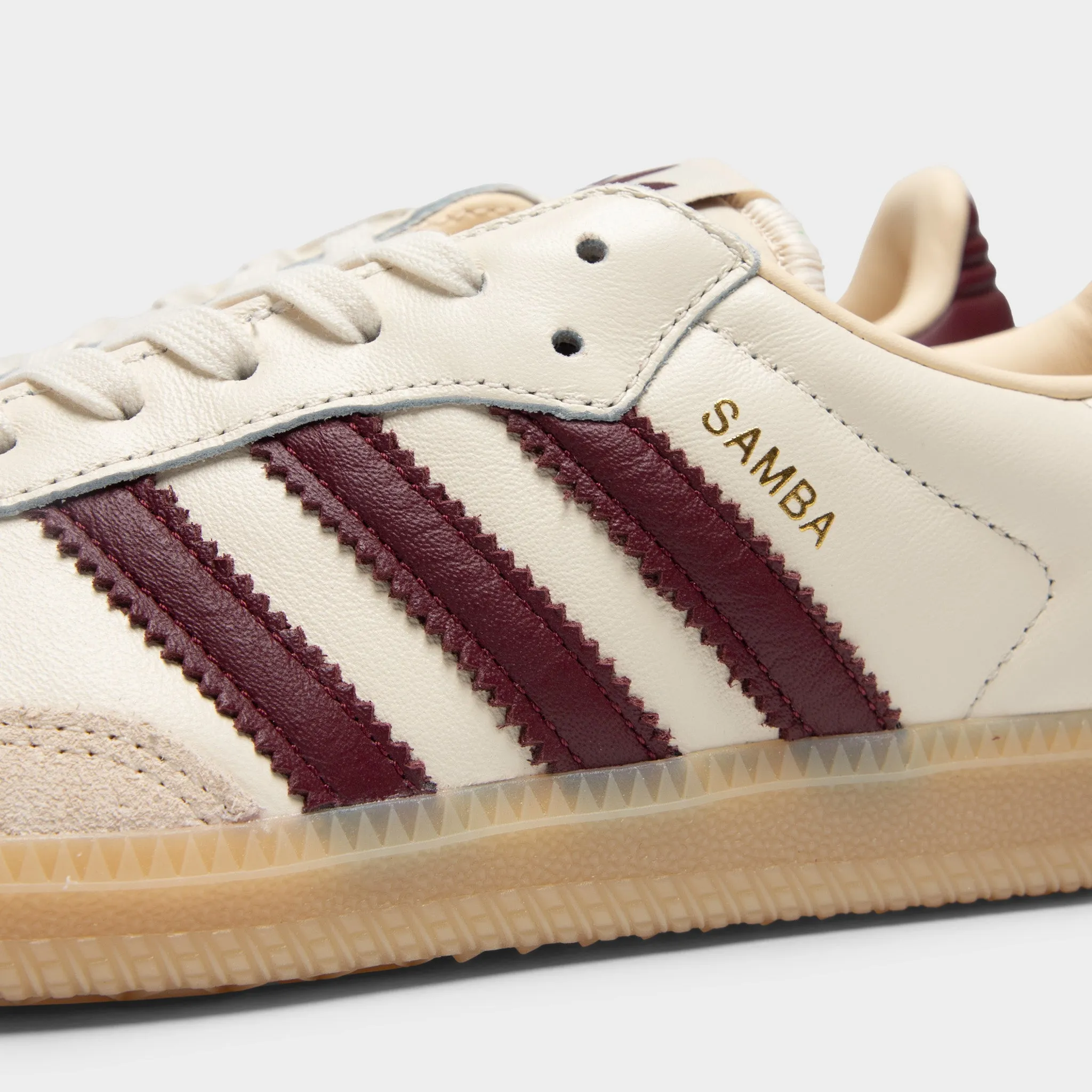 adidas Samba OG White / Red - Gum Impact Control