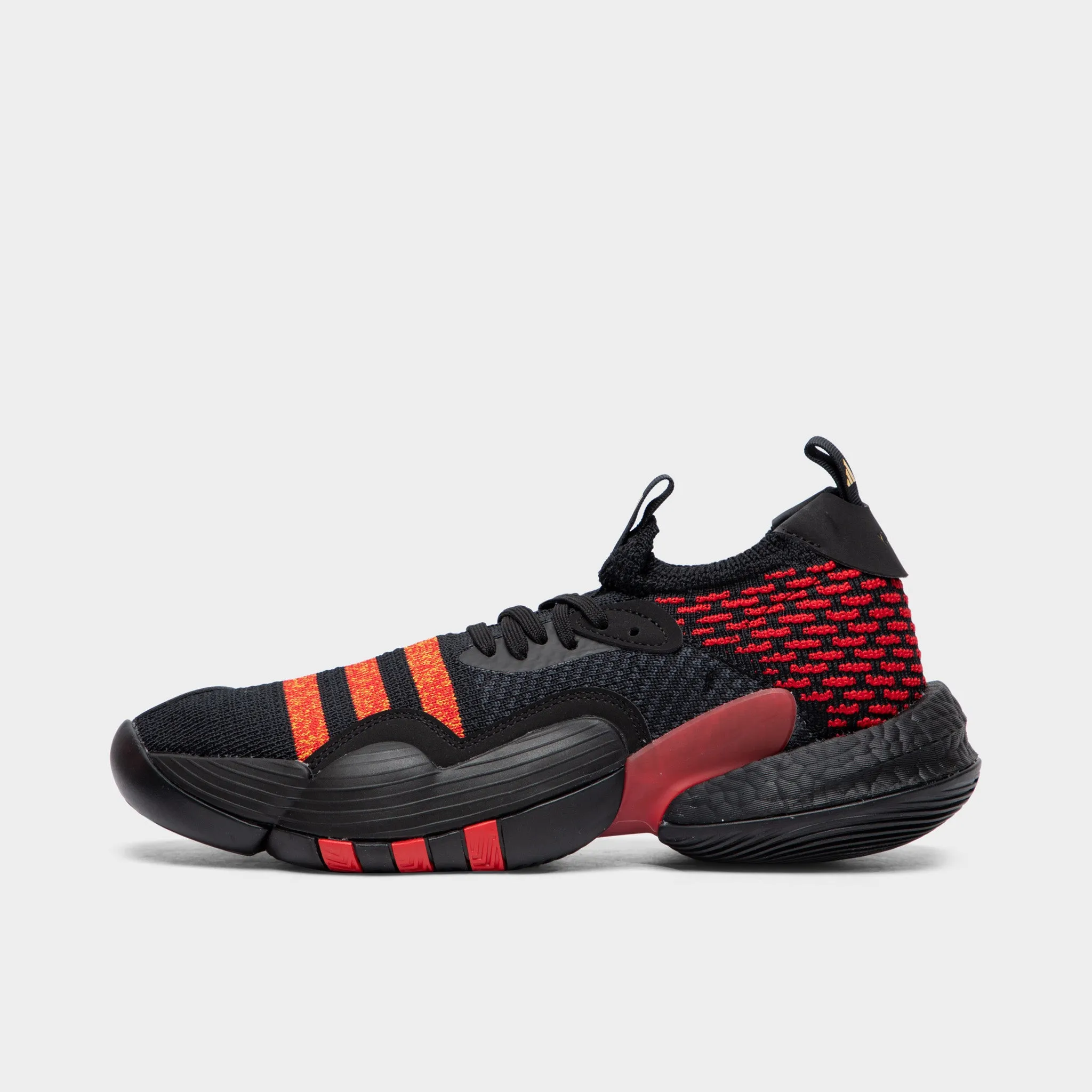 adidas Trae Young 2.0 Core Black / Better Scarlet - Bold Gold Cushioning Cloud Tech Heat Dissipating