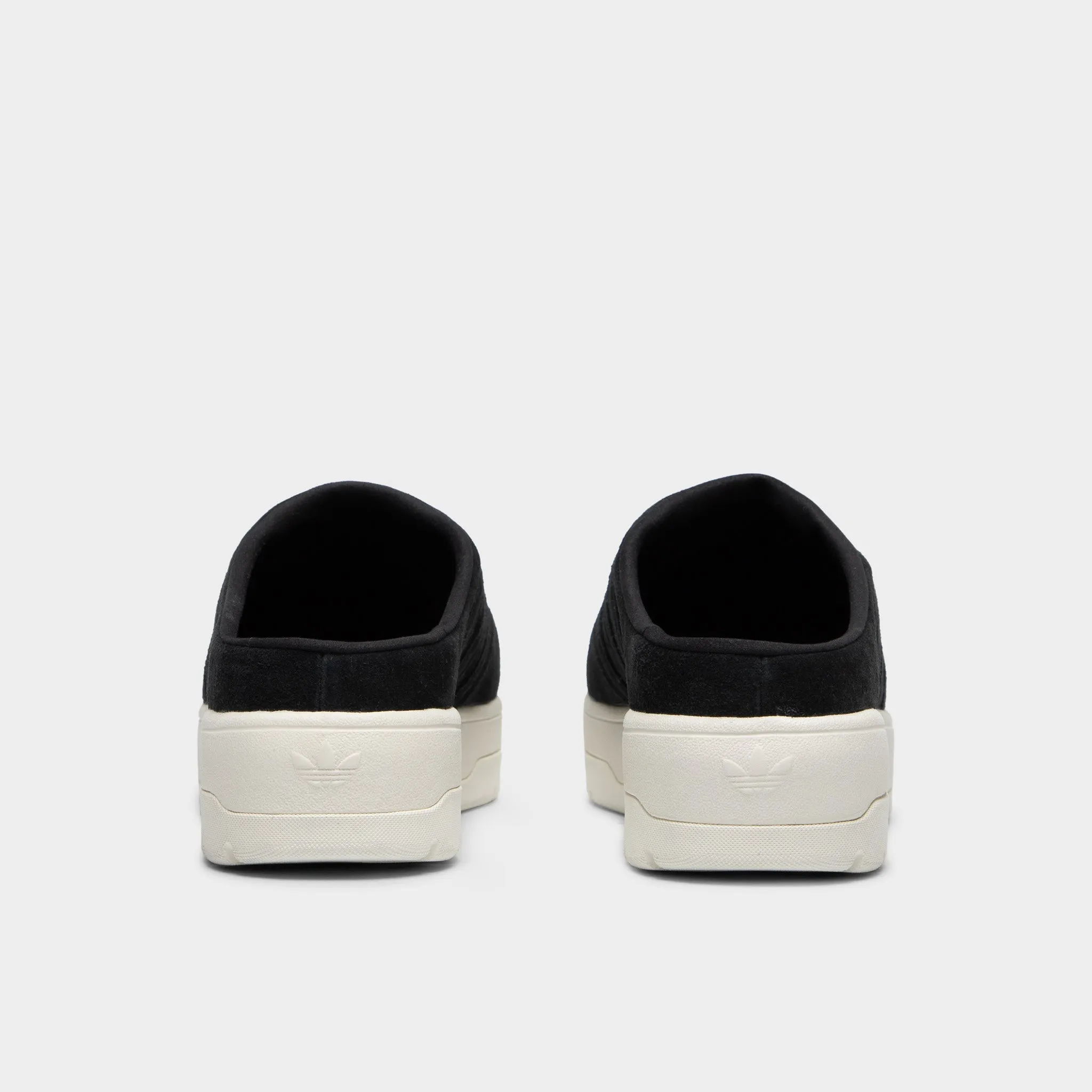 adidas Women's Rivarly Mule Core Black / Off White Hollowed Out Panels