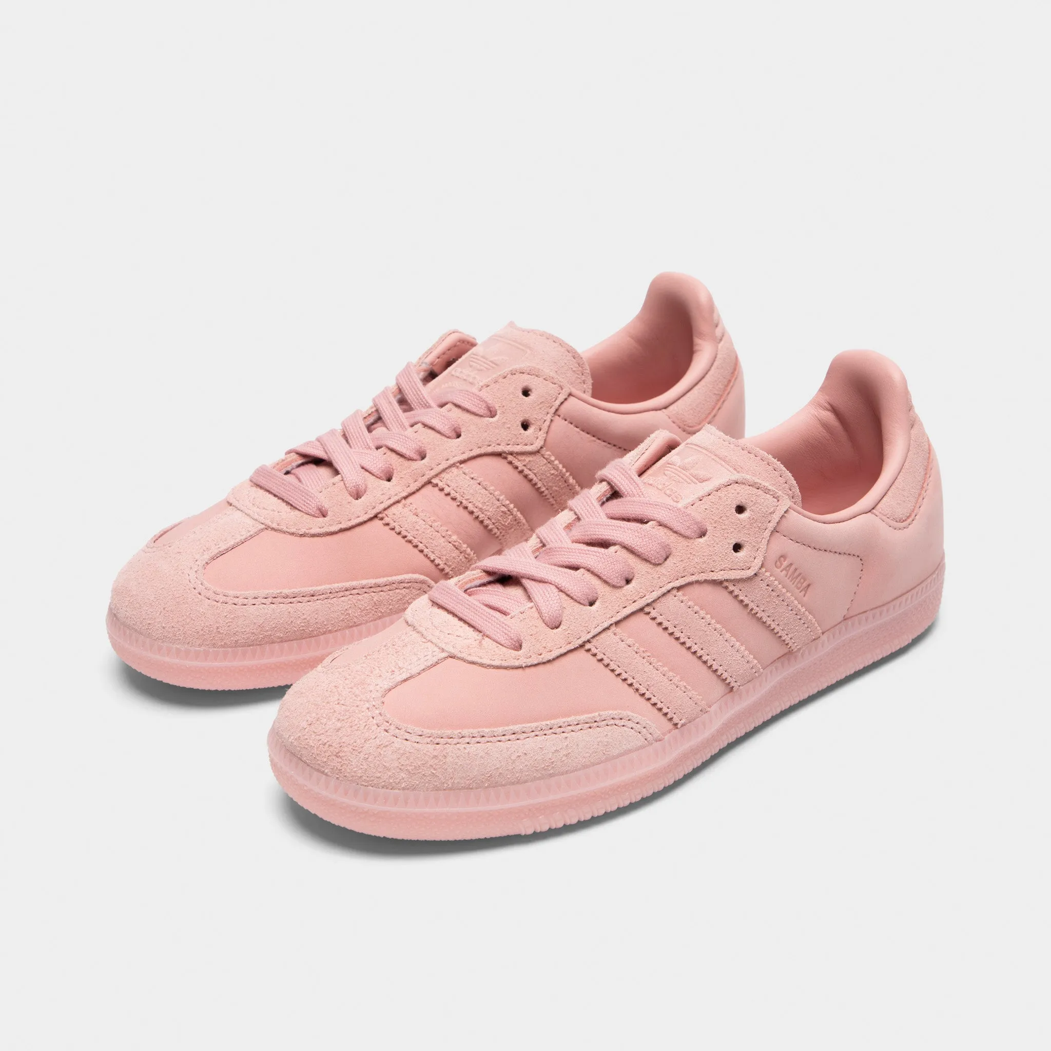 adidas Women's Samba OG Pink / Pink Wide toe box