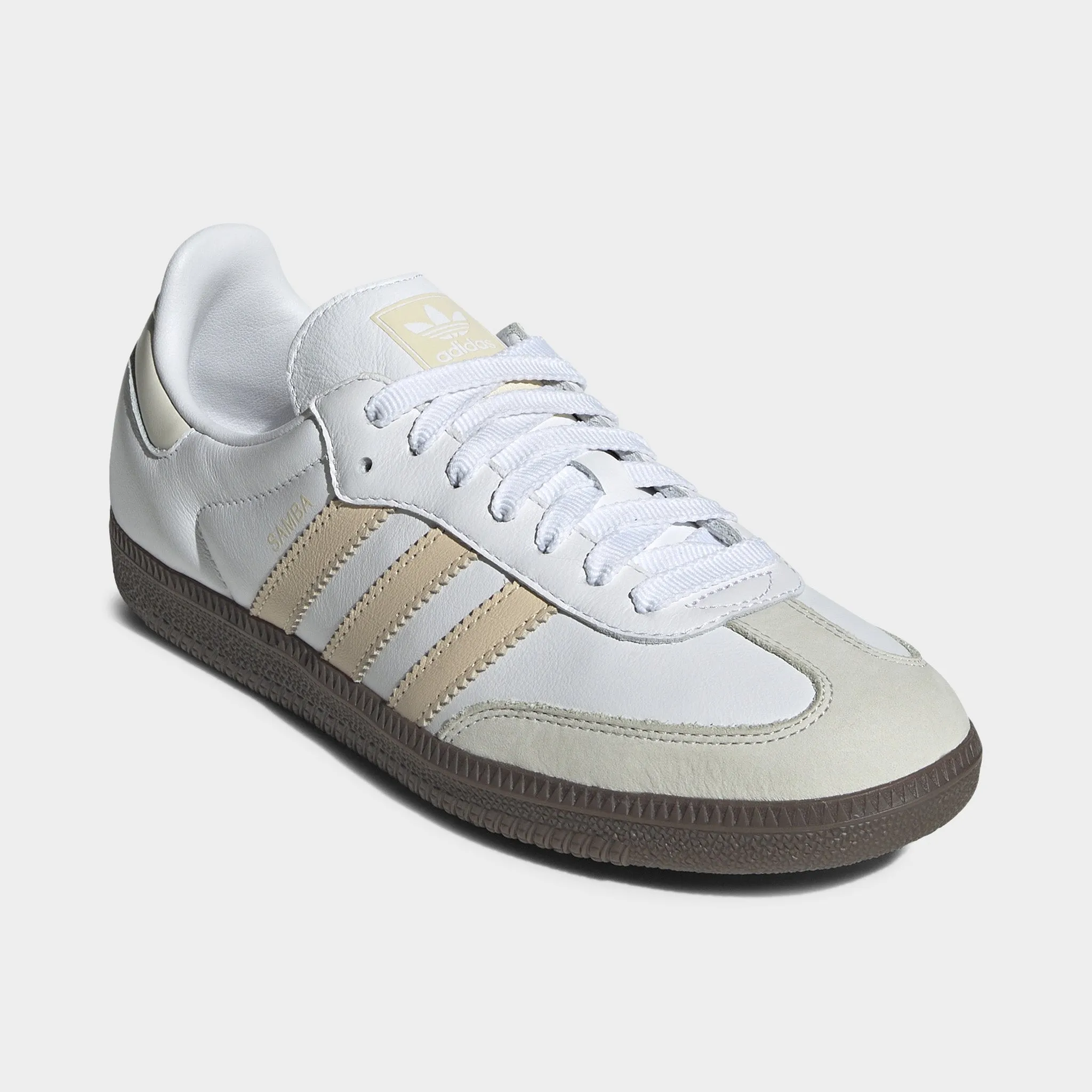 Tread Grip Arch support adidas Women's Samba OG White / Sandstorm - White