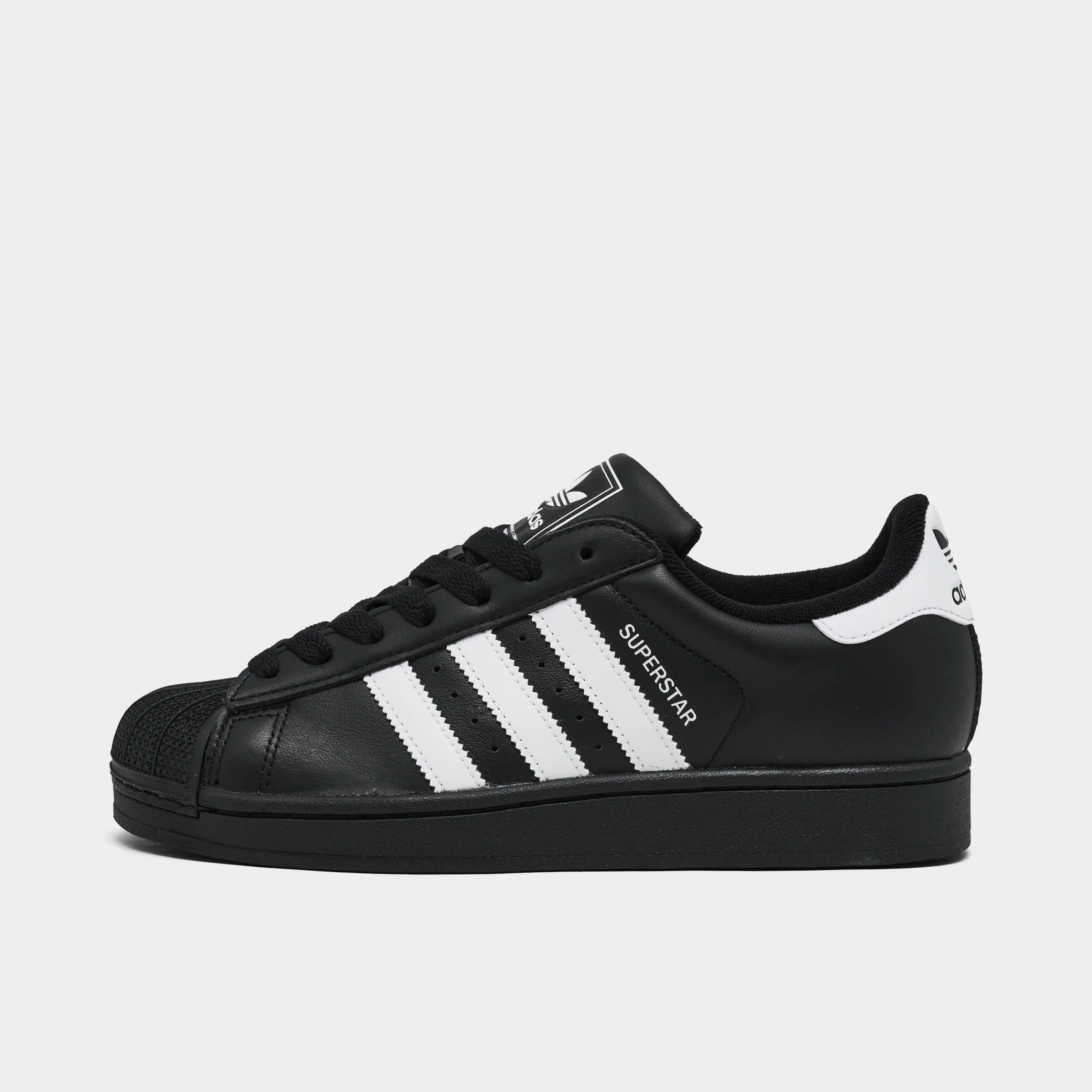 adidas Women's Superstar II Core Black / Footwear White Durable outsole grip Lockdown Ankle Fit