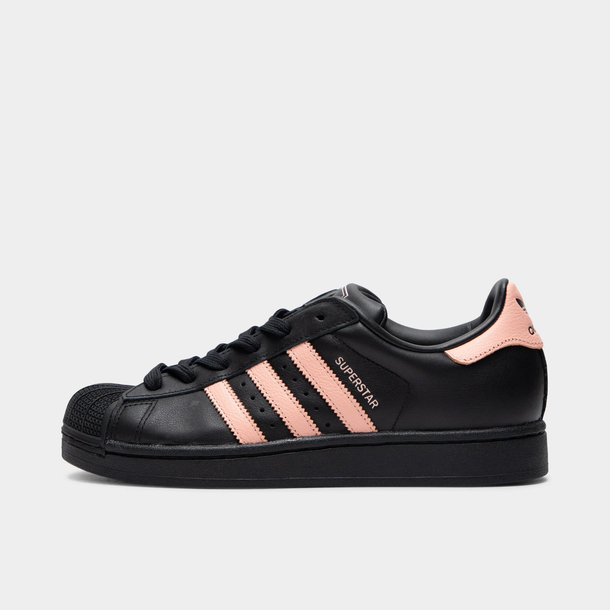 adidas Women's Superstar II Core Black / Glow Pink Stretchable Mesh Rebound Pods