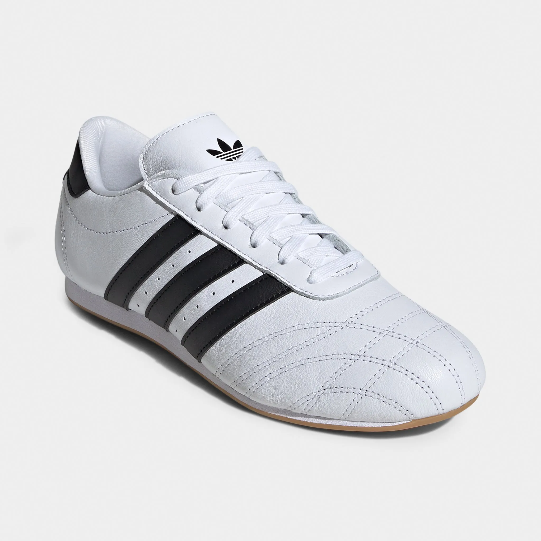 adidas Women's Taekwondo Lace White / Black - Gum triathletes Easy - to - Clean