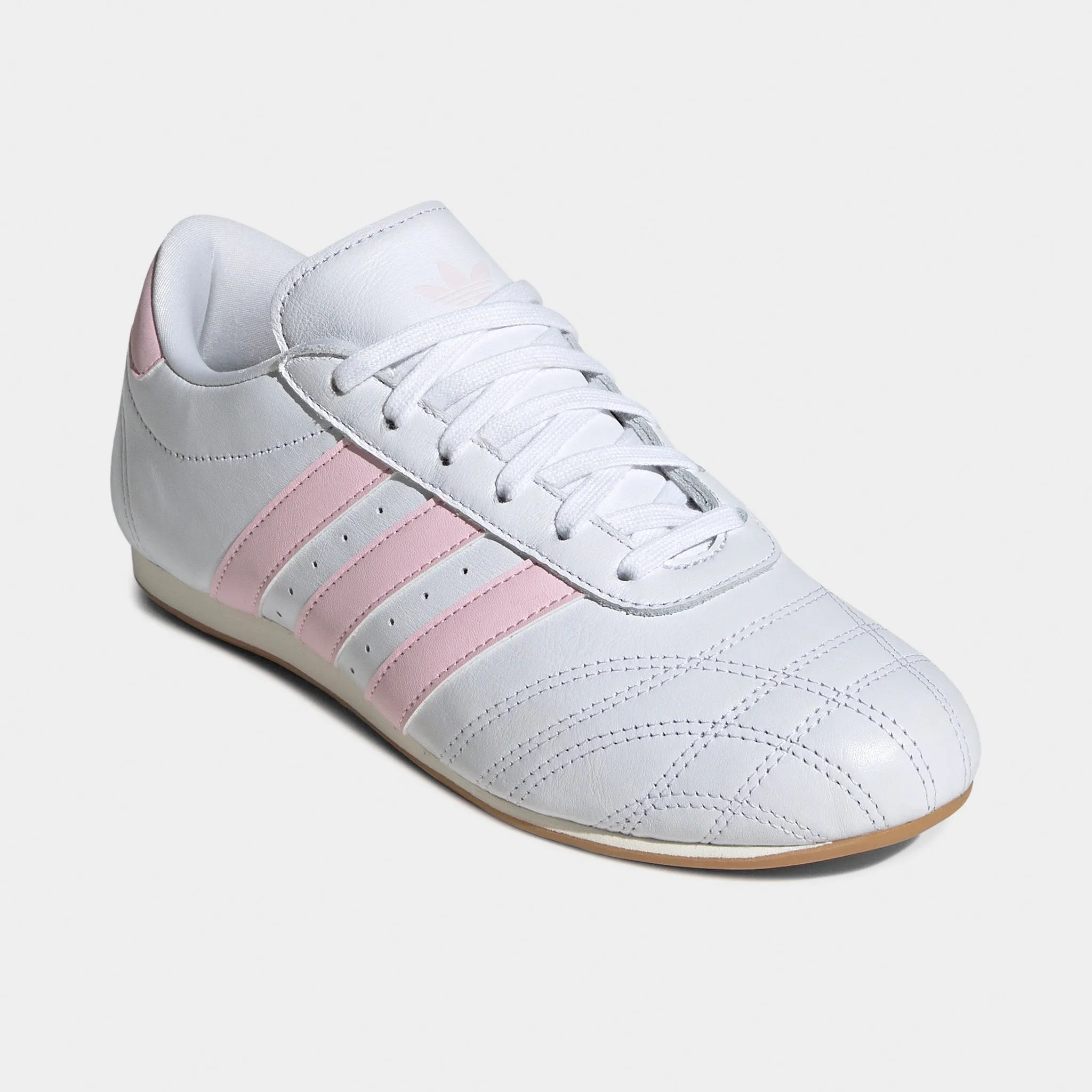 Comfort Upper Durable Rubber adidas Women's Taekwondo Lace White / Cloud Pink - Gum