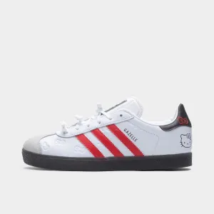 Responsive Control Anatomical Footbed Shape adidas x Hello Kitty Juniors' Gazelle White / Red