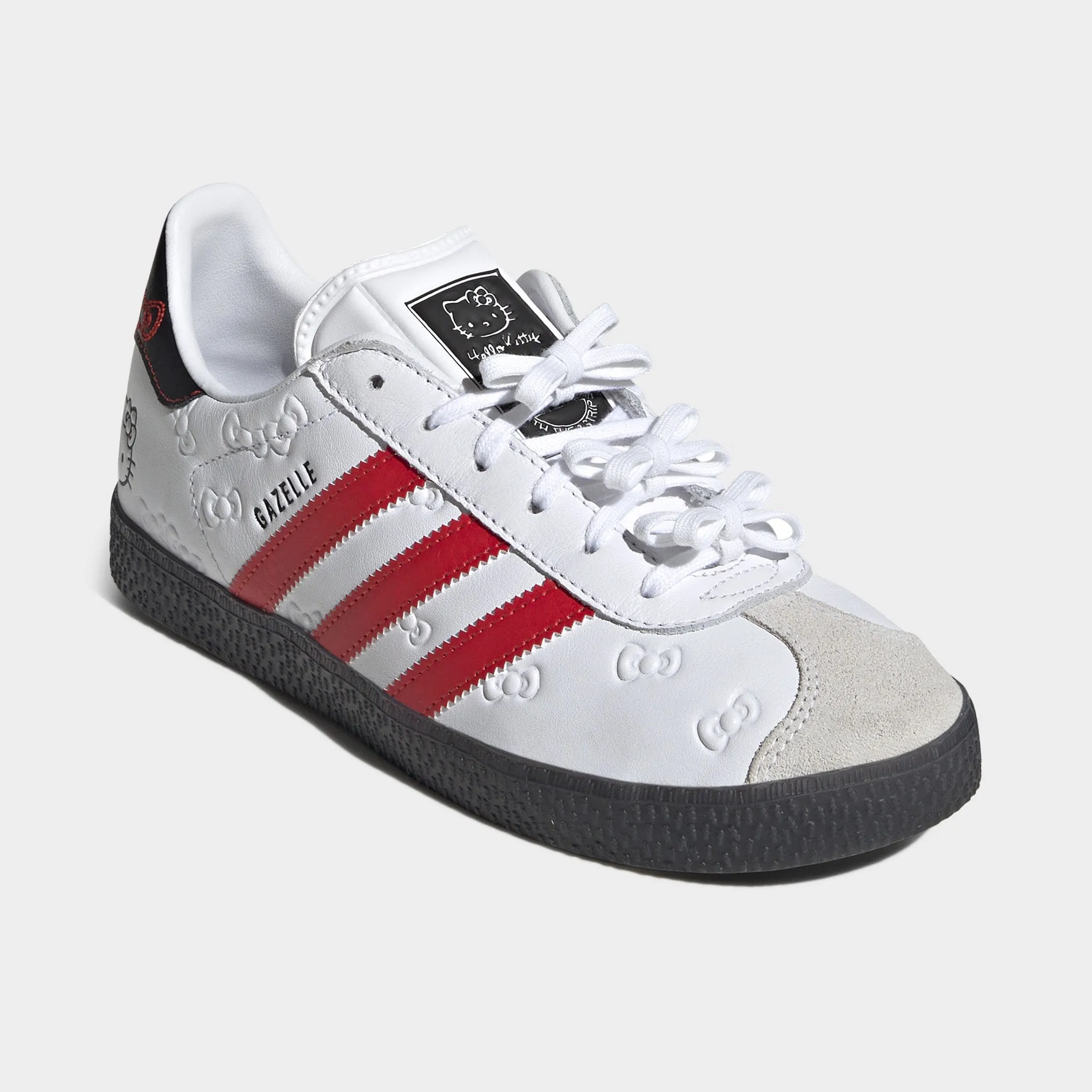 Soft Knit adidas x Hello Kitty Juniors' Gazelle White / Red