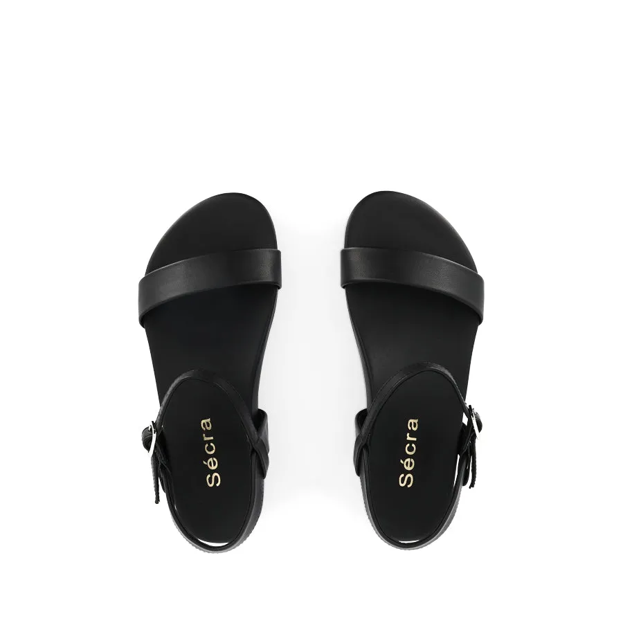 Everyday Step WILLOW - BLACK BLACK LEATHER